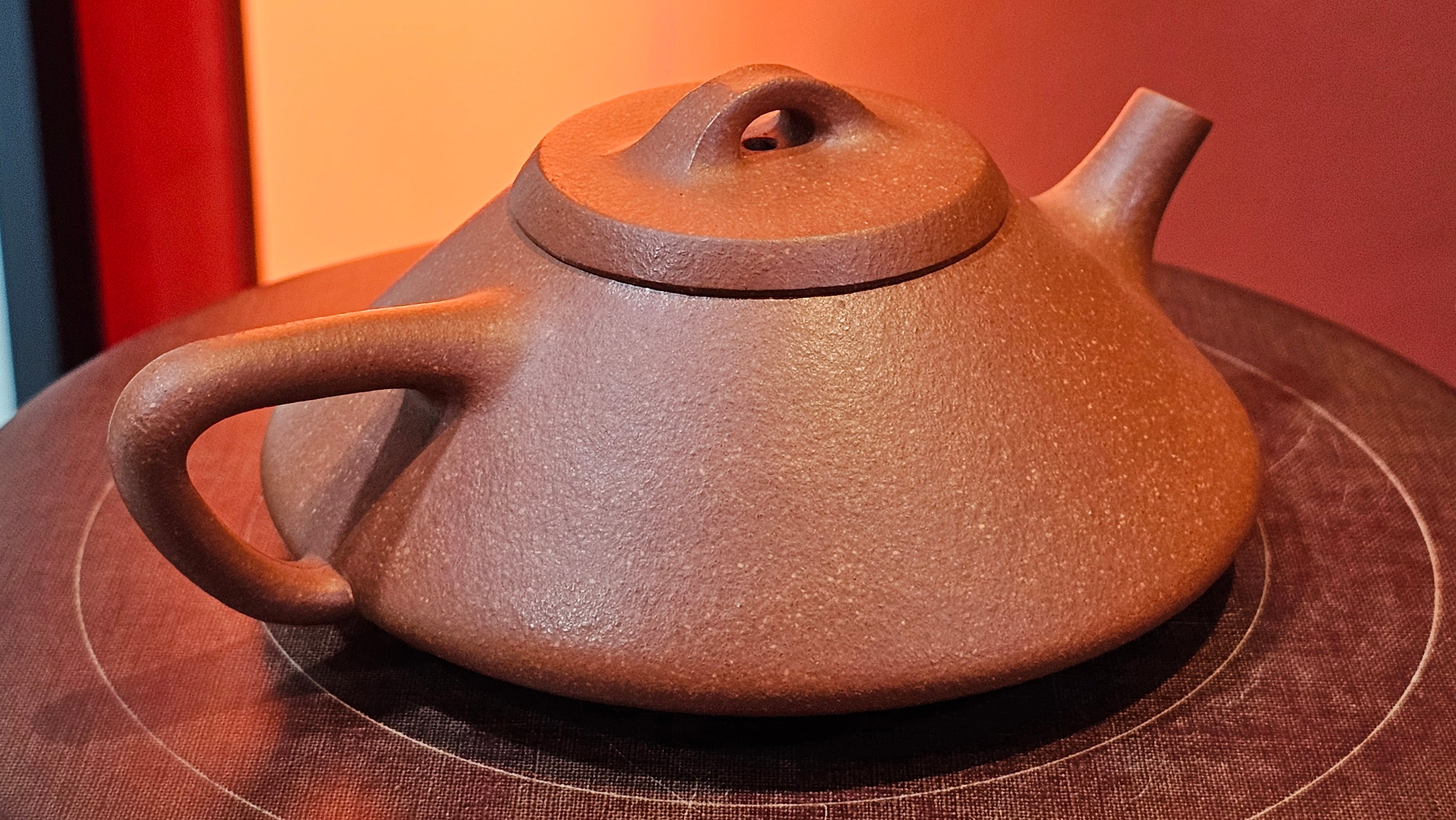 He Piao 合瓢, 146.2ml, Hong Jiang Po Ni 红降坡泥, by Craftsman Chen Gui Zhi 陈桂枝。(Red JiangPoNi is rarer than Yellow JiangPoNi, XiaoMeiYao ZhuNi & ZhaoZhuang ZhuNi) ~ Congratulations to Ms T.O.!, 1329hrs 2nd August 2025, Inverness, FL!