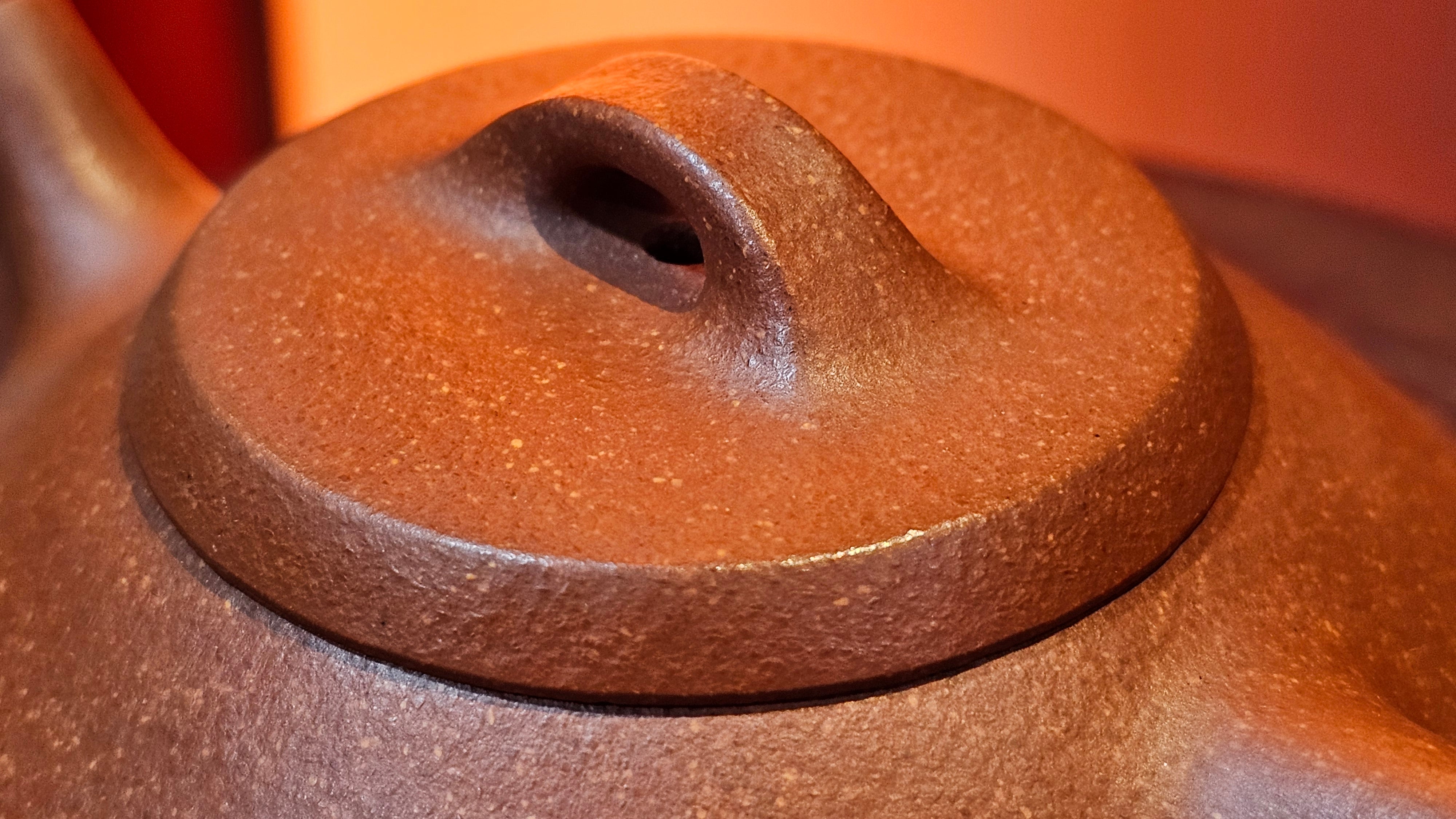 He Piao 合瓢, 146.2ml, Hong Jiang Po Ni 红降坡泥, by Craftsman Chen Gui Zhi 陈桂枝。(Red JiangPoNi is rarer than Yellow JiangPoNi, XiaoMeiYao ZhuNi & ZhaoZhuang ZhuNi) ~ Congratulations to Ms T.O.!, 1329hrs 2nd August 2025, Inverness, FL!