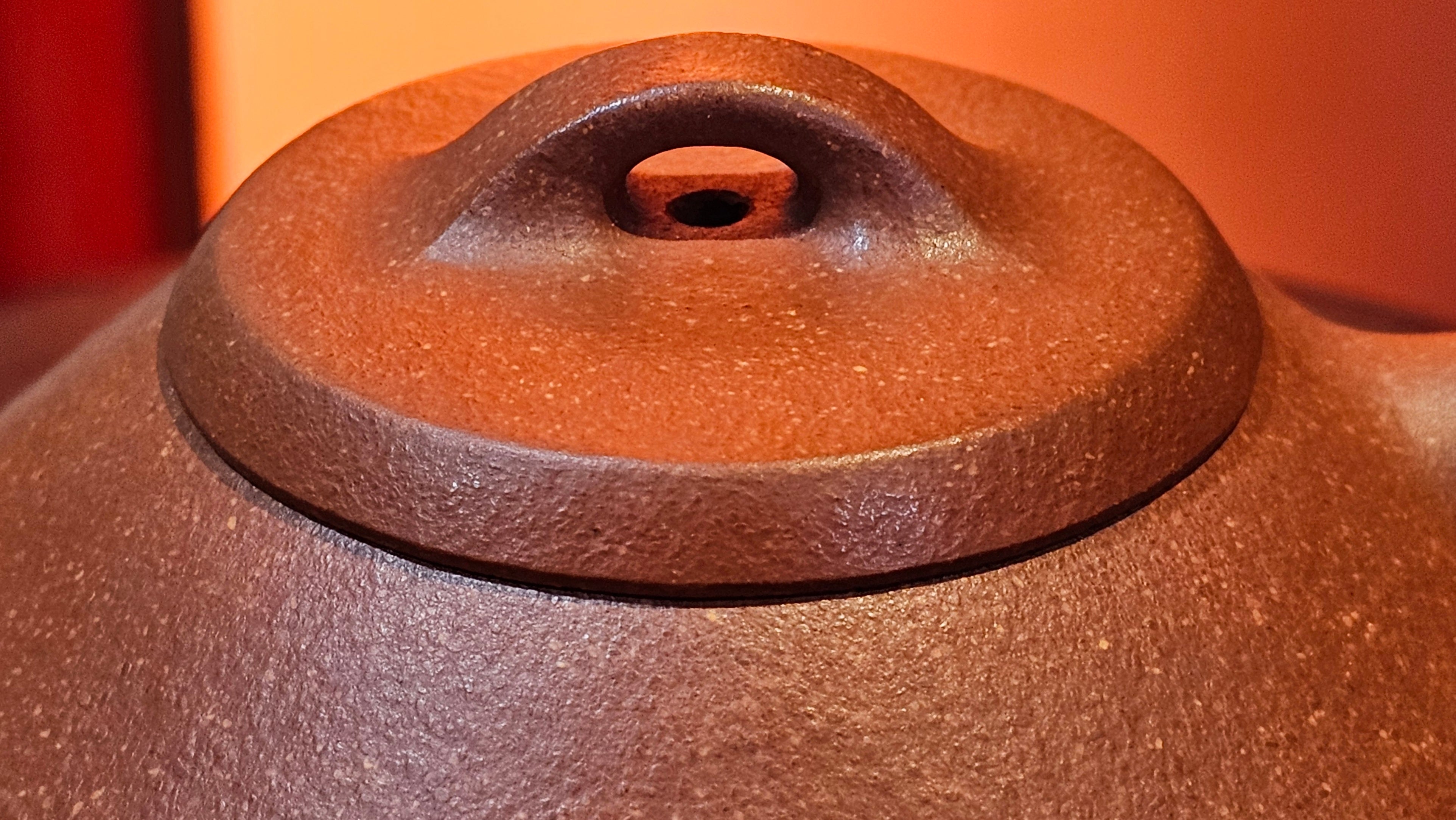 He Piao 合瓢, 146.2ml, Hong Jiang Po Ni 红降坡泥, by Craftsman Chen Gui Zhi 陈桂枝。(Red JiangPoNi is rarer than Yellow JiangPoNi, XiaoMeiYao ZhuNi & ZhaoZhuang ZhuNi) ~ Congratulations to Ms T.O.!, 1329hrs 2nd August 2025, Inverness, FL!