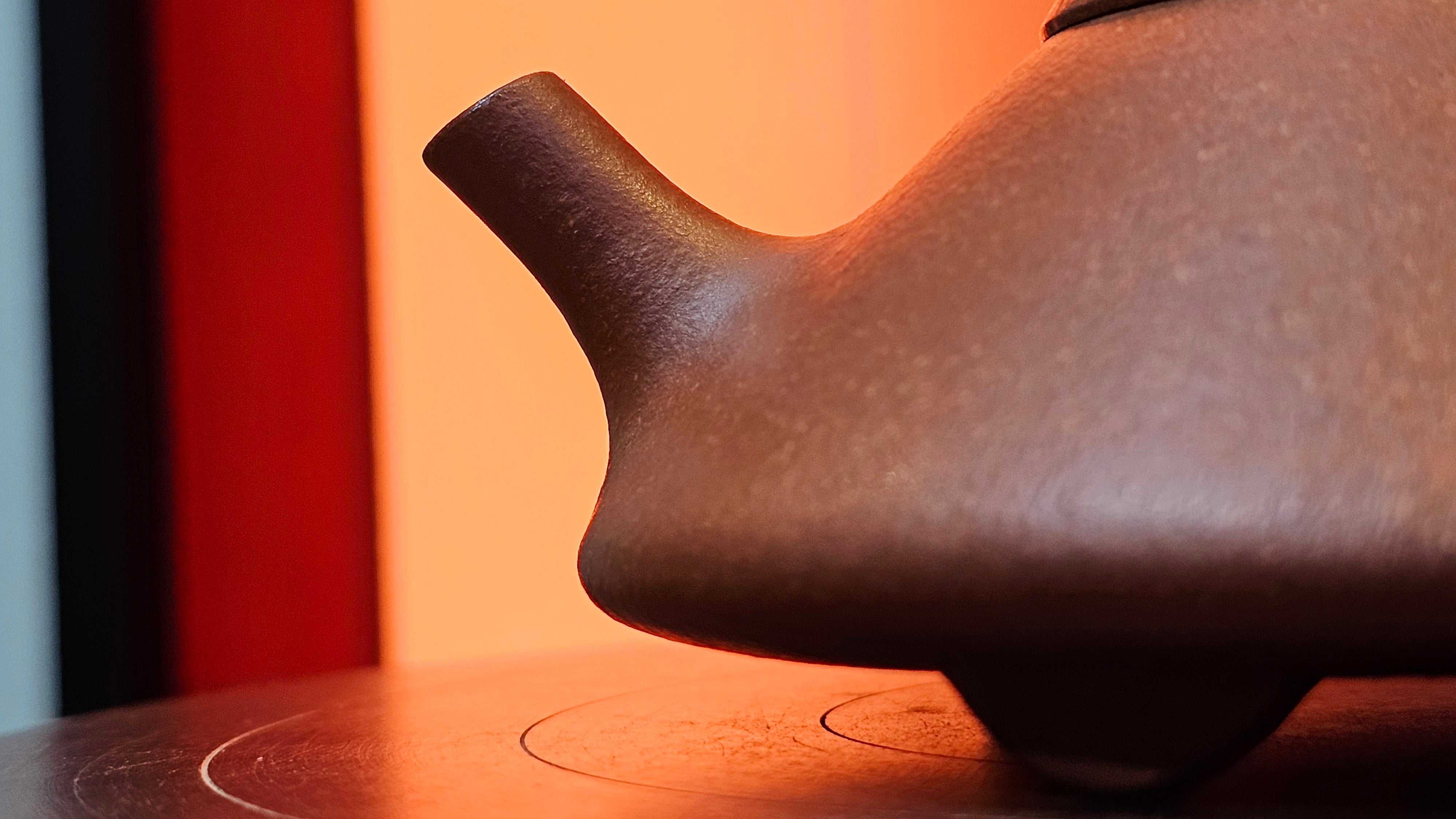 He Piao 合瓢, 146.2ml, Hong Jiang Po Ni 红降坡泥, by Craftsman Chen Gui Zhi 陈桂枝。(Red JiangPoNi is rarer than Yellow JiangPoNi, XiaoMeiYao ZhuNi & ZhaoZhuang ZhuNi) ~ Congratulations to Ms T.O.!, 1329hrs 2nd August 2025, Inverness, FL!