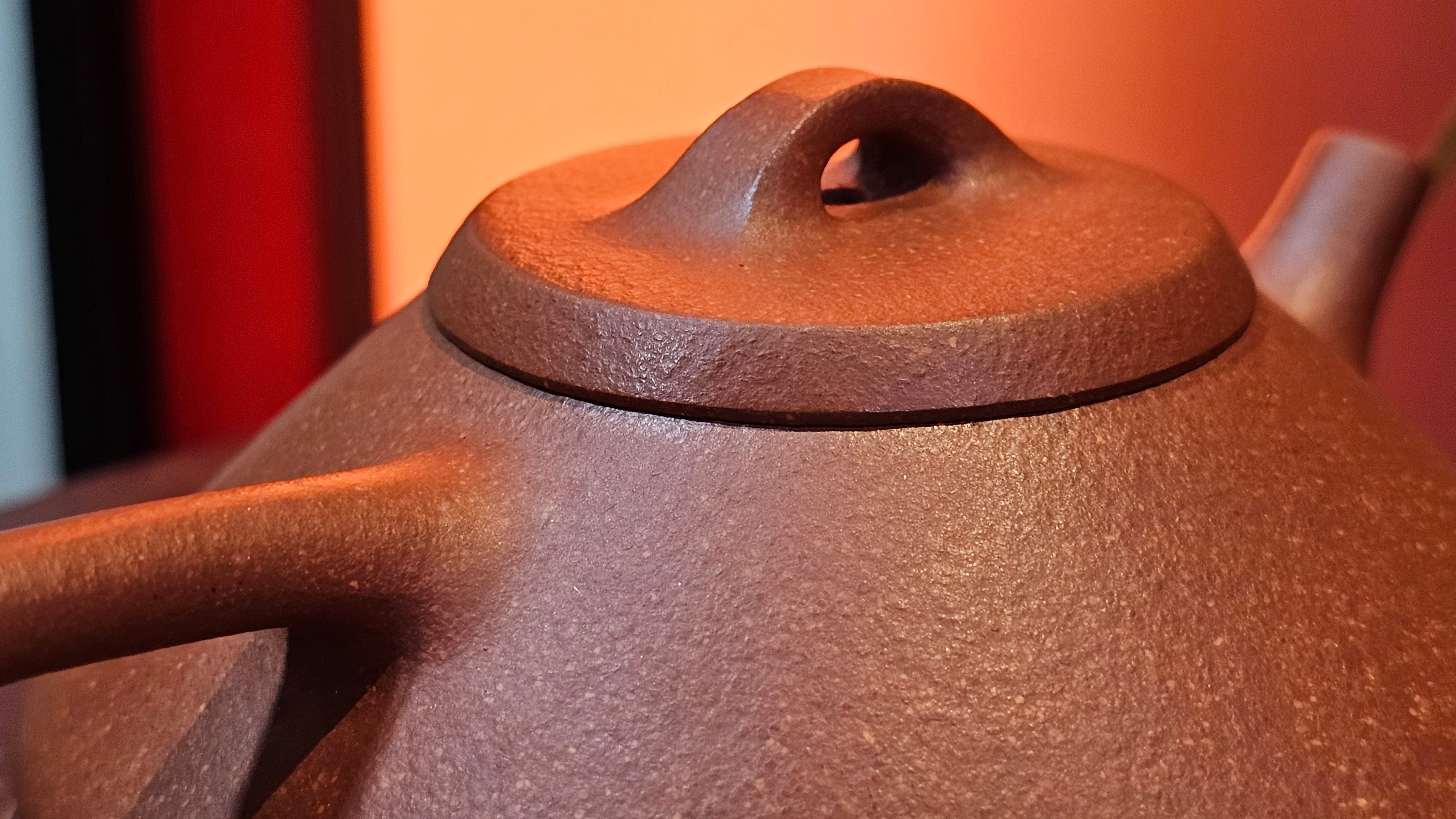 He Piao 合瓢, 146.2ml, Hong Jiang Po Ni 红降坡泥, by Craftsman Chen Gui Zhi 陈桂枝。(Red JiangPoNi is rarer than Yellow JiangPoNi, XiaoMeiYao ZhuNi & ZhaoZhuang ZhuNi) ~ Congratulations to Ms T.O.!, 1329hrs 2nd August 2025, Inverness, FL!