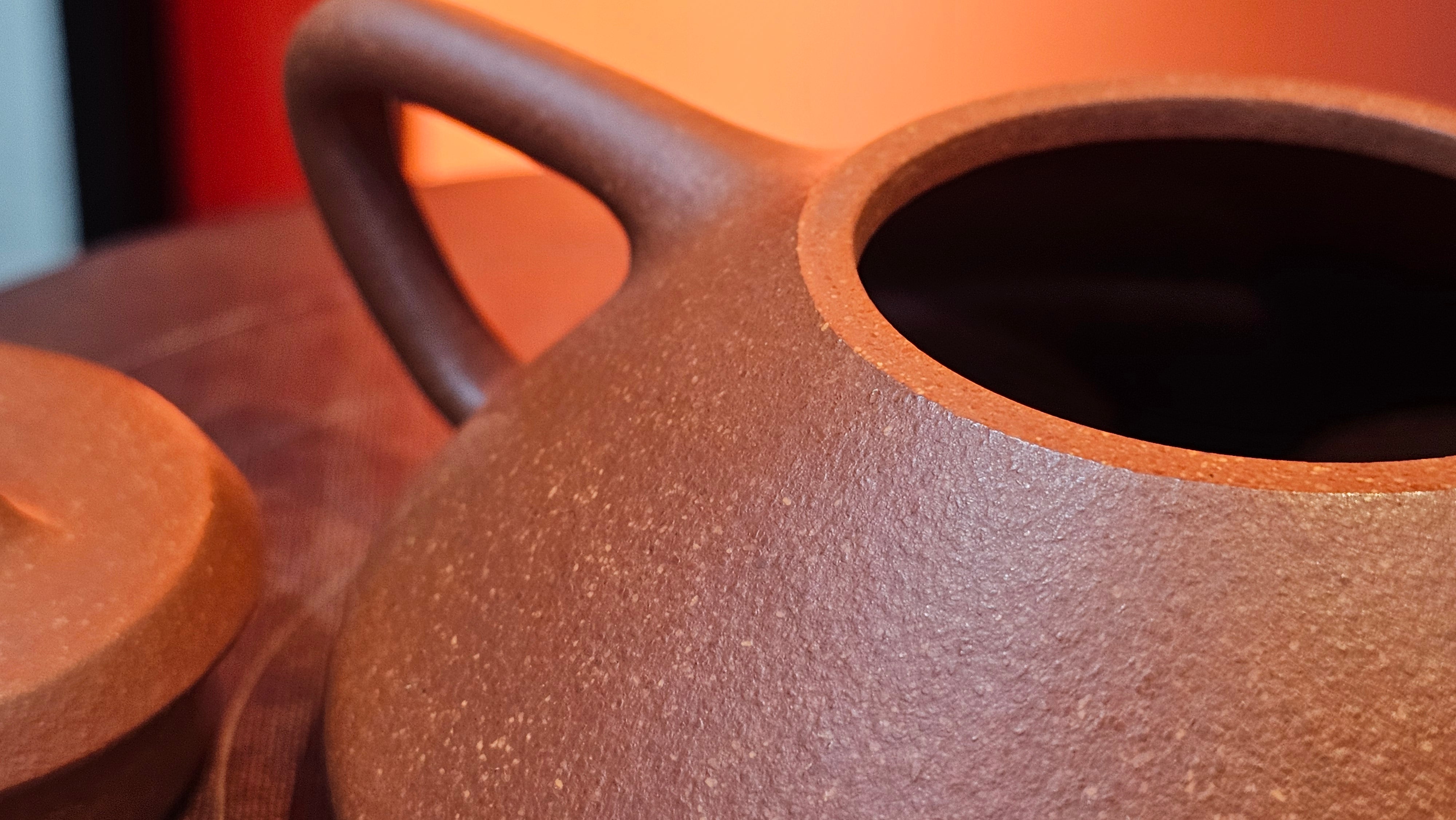 He Piao 合瓢, 146.2ml, Hong Jiang Po Ni 红降坡泥, by Craftsman Chen Gui Zhi 陈桂枝。(Red JiangPoNi is rarer than Yellow JiangPoNi, XiaoMeiYao ZhuNi & ZhaoZhuang ZhuNi) ~ Congratulations to Ms T.O.!, 1329hrs 2nd August 2025, Inverness, FL!