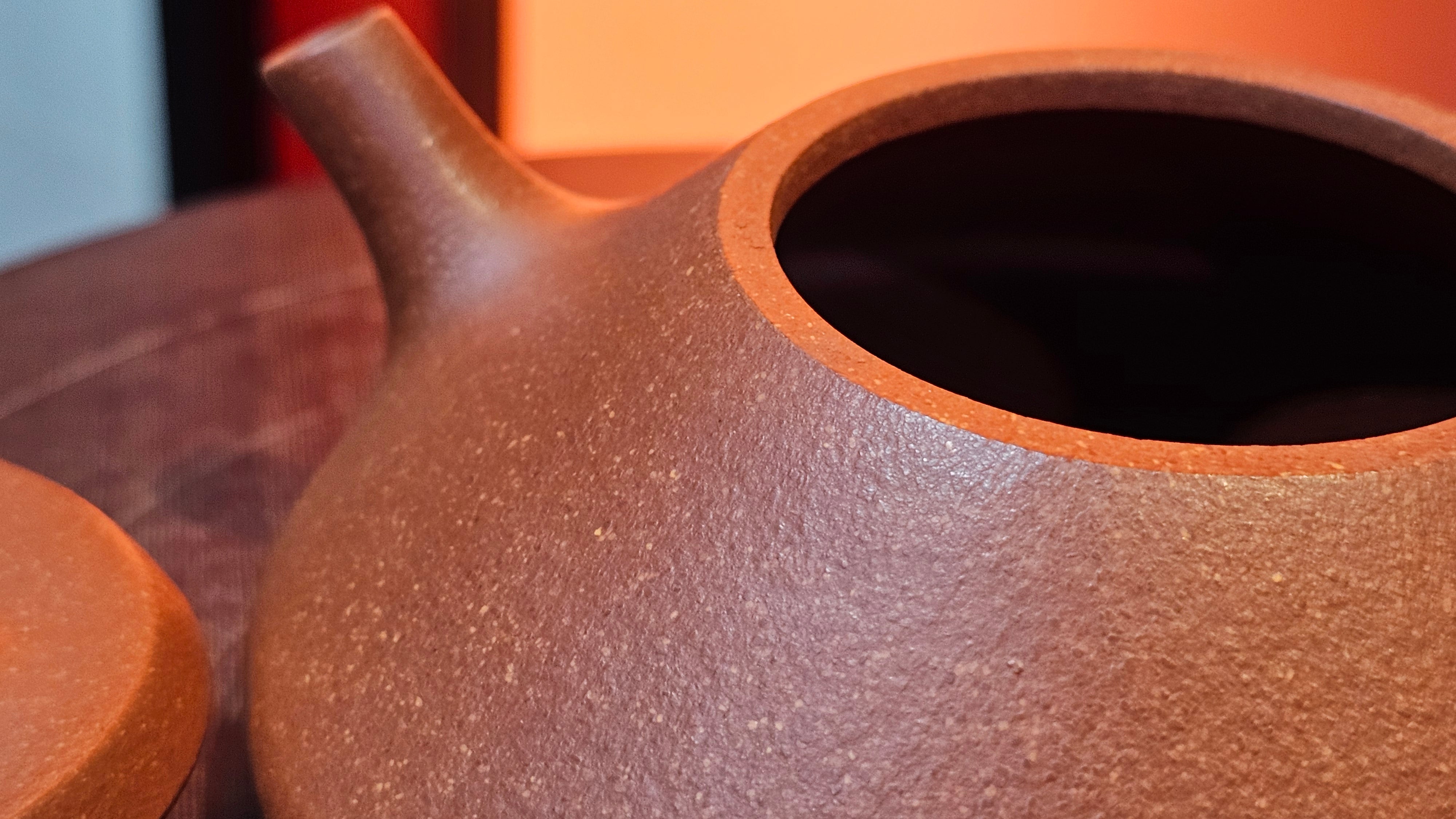 He Piao 合瓢, 146.2ml, Hong Jiang Po Ni 红降坡泥, by Craftsman Chen Gui Zhi 陈桂枝。(Red JiangPoNi is rarer than Yellow JiangPoNi, XiaoMeiYao ZhuNi & ZhaoZhuang ZhuNi) ~ Congratulations to Ms T.O.!, 1329hrs 2nd August 2025, Inverness, FL!