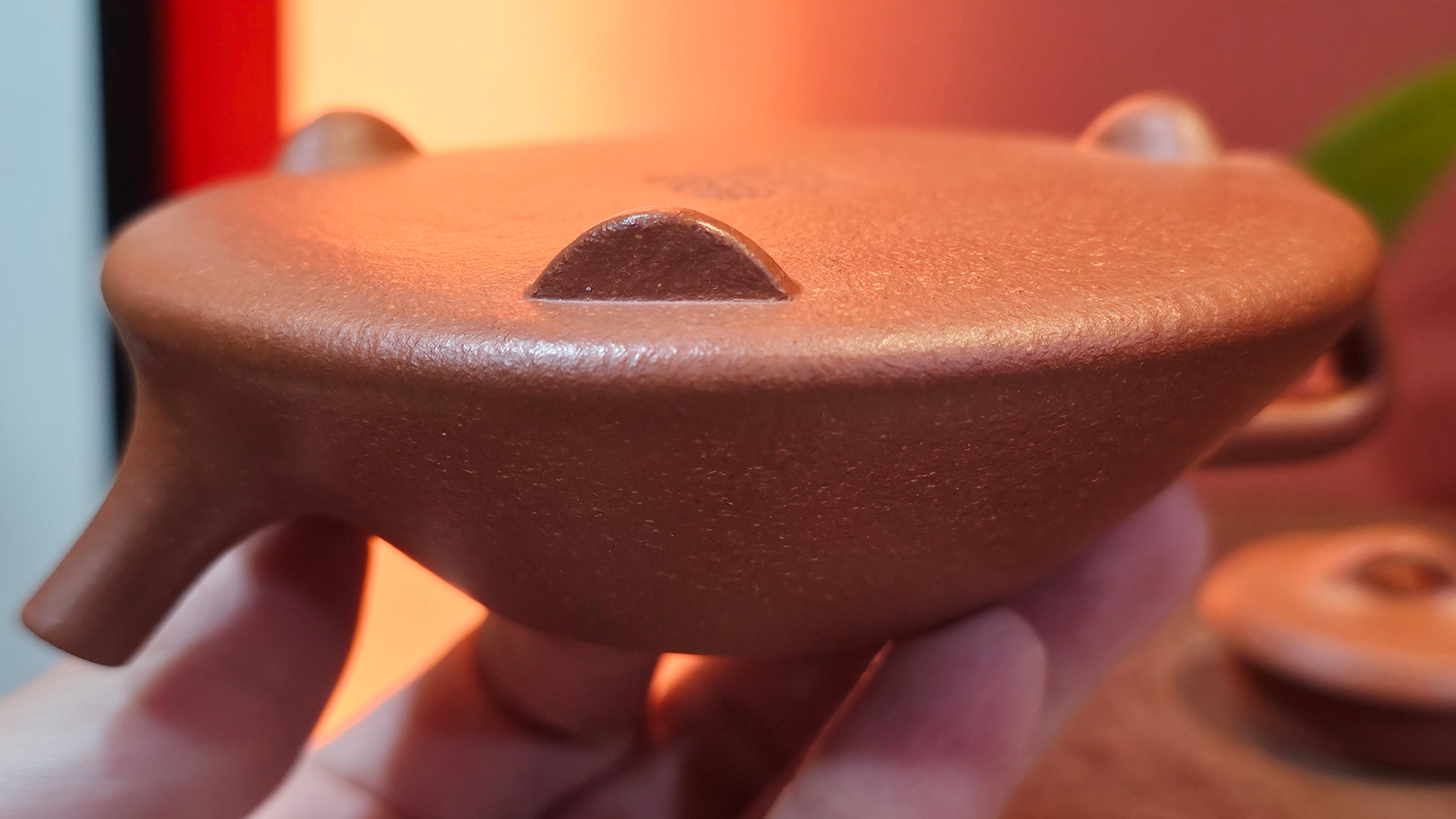 He Piao 合瓢, 146.2ml, Hong Jiang Po Ni 红降坡泥, by Craftsman Chen Gui Zhi 陈桂枝。(Red JiangPoNi is rarer than Yellow JiangPoNi, XiaoMeiYao ZhuNi & ZhaoZhuang ZhuNi) ~ Congratulations to Ms T.O.!, 1329hrs 2nd August 2025, Inverness, FL!