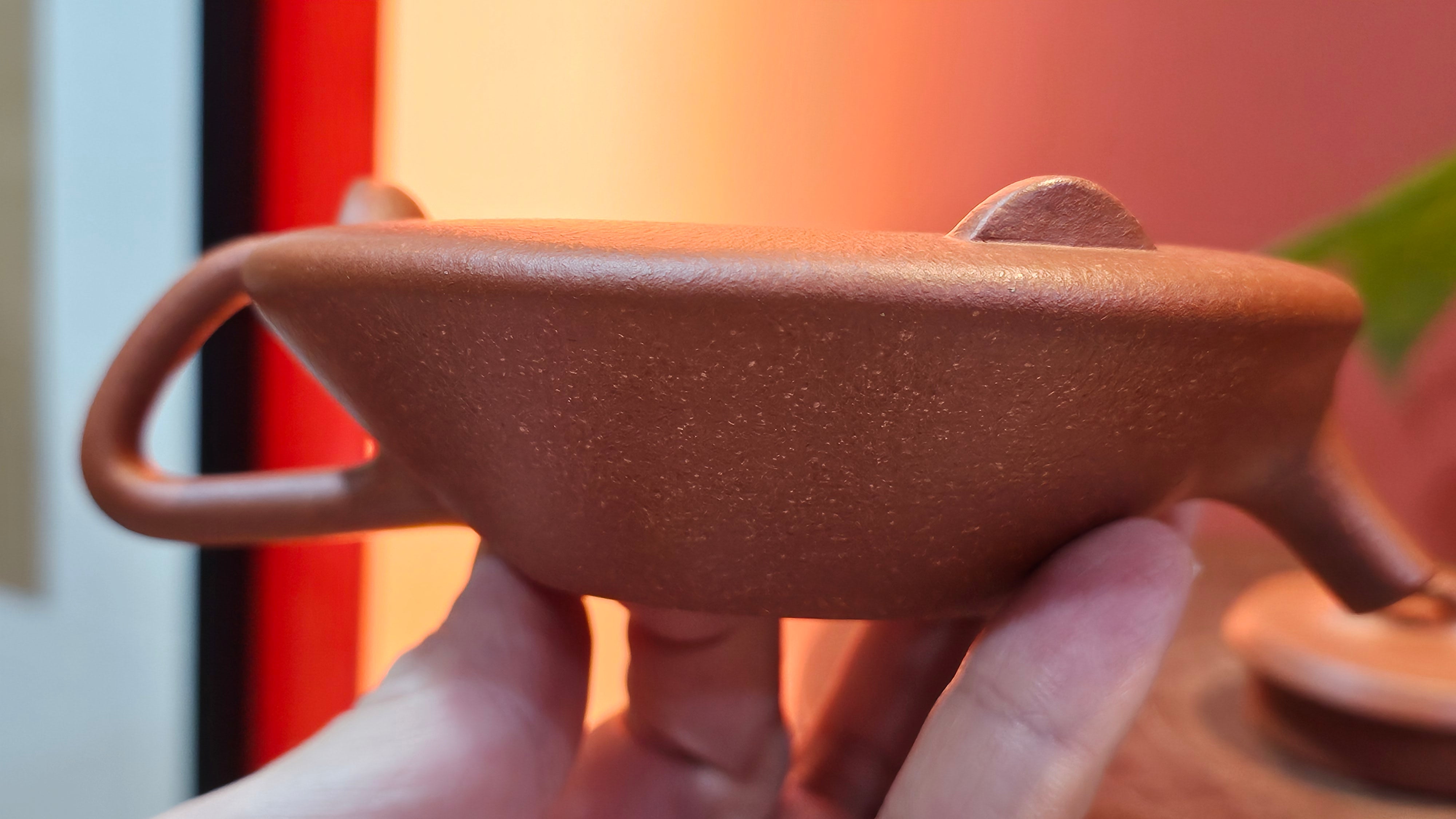 He Piao 合瓢, 146.2ml, Hong Jiang Po Ni 红降坡泥, by Craftsman Chen Gui Zhi 陈桂枝。(Red JiangPoNi is rarer than Yellow JiangPoNi, XiaoMeiYao ZhuNi & ZhaoZhuang ZhuNi) ~ Congratulations to Ms T.O.!, 1329hrs 2nd August 2025, Inverness, FL!