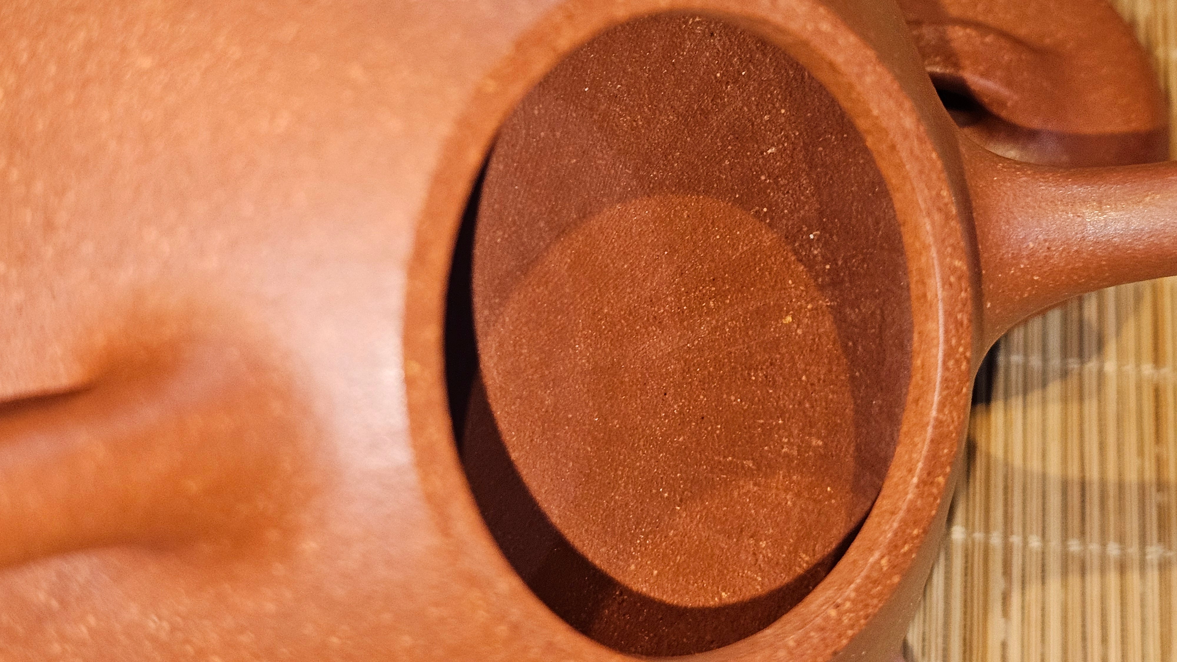 He Piao 合瓢, 146.2ml, Hong Jiang Po Ni 红降坡泥, by Craftsman Chen Gui Zhi 陈桂枝。(Red JiangPoNi is rarer than Yellow JiangPoNi, XiaoMeiYao ZhuNi & ZhaoZhuang ZhuNi) ~ Congratulations to Ms T.O.!, 1329hrs 2nd August 2025, Inverness, FL!