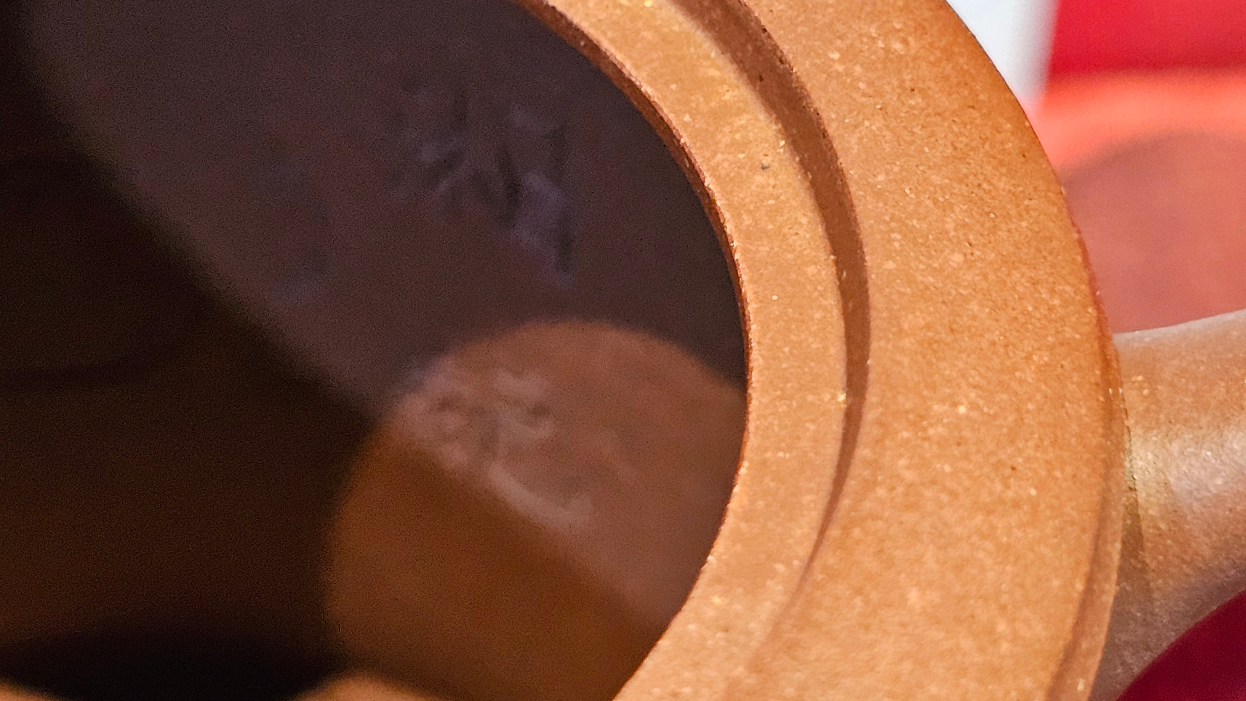 《湘妃竹段》"Xiang Fei Zhu Duan", 240.8ml, Di Cao Qing Zi Ni with Duan Ni Clay embellishments for the characteristic "Xiang Fei Bamboo" Patterns, by L4 Assoc Master Yu Chun Lei 俞春雷 ~ !Congratulations to Mr T.N., 1647hrs 3rd Aug 2025, Mississauga! Canada🇨🇦.