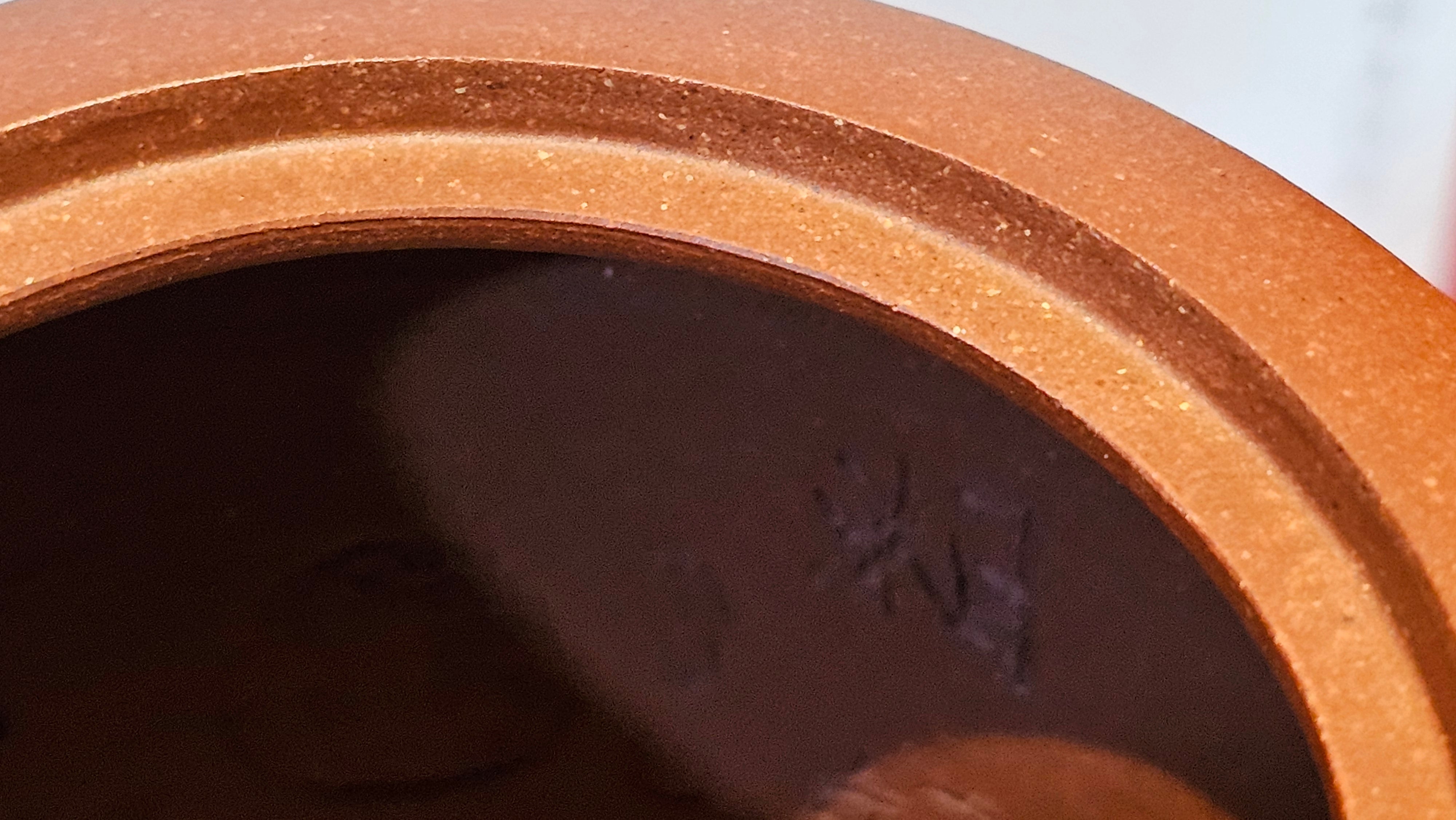 《湘妃竹段》"Xiang Fei Zhu Duan", 240.8ml, Di Cao Qing Zi Ni with Duan Ni Clay embellishments for the characteristic "Xiang Fei Bamboo" Patterns, by L4 Assoc Master Yu Chun Lei 俞春雷 ~ !Congratulations to Mr T.N., 1647hrs 3rd Aug 2025, Mississauga! Canada🇨🇦.