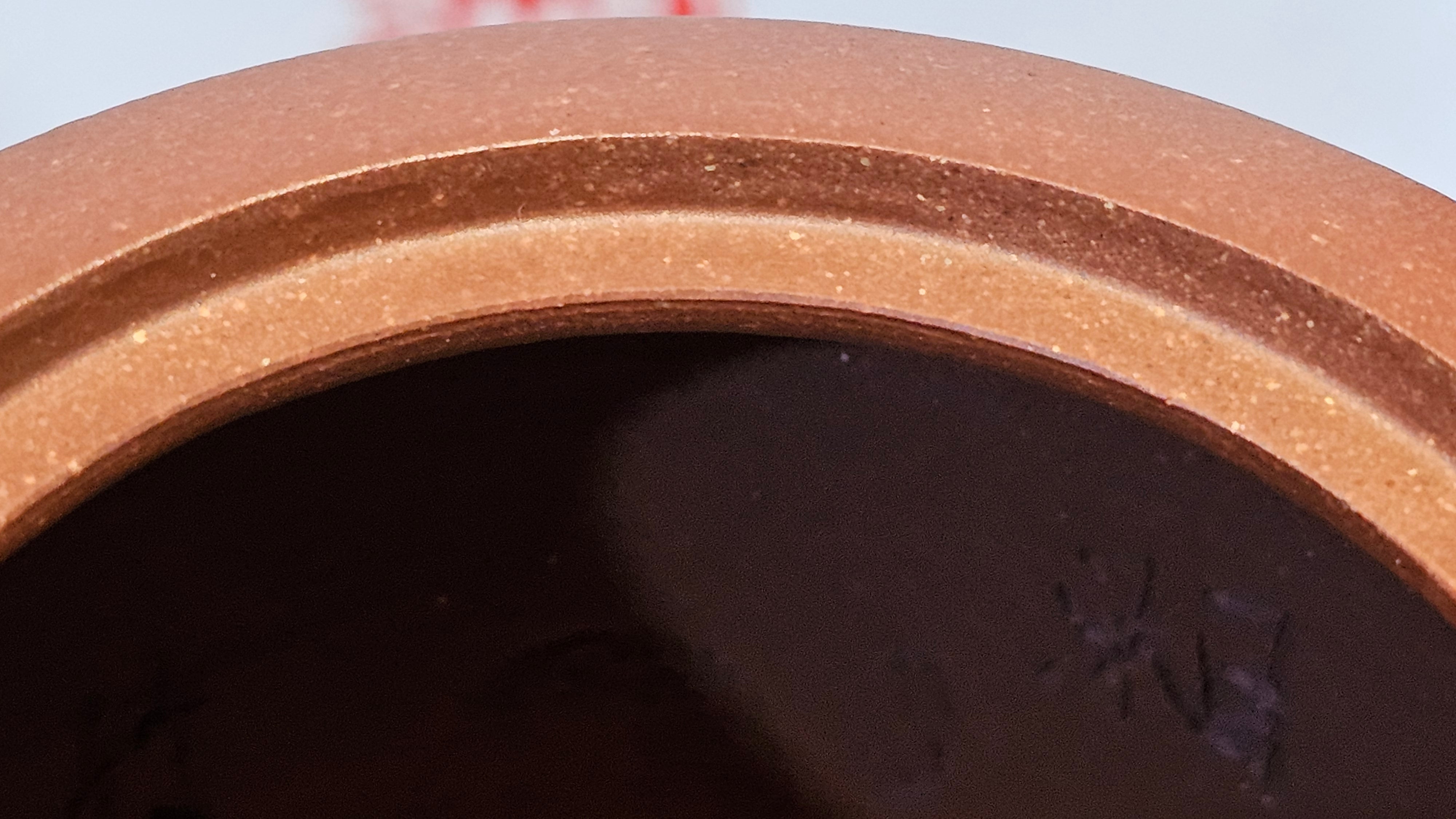 《湘妃竹段》"Xiang Fei Zhu Duan", 240.8ml, Di Cao Qing Zi Ni with Duan Ni Clay embellishments for the characteristic "Xiang Fei Bamboo" Patterns, by L4 Assoc Master Yu Chun Lei 俞春雷 ~ !Congratulations to Mr T.N., 1647hrs 3rd Aug 2025, Mississauga! Canada🇨🇦.