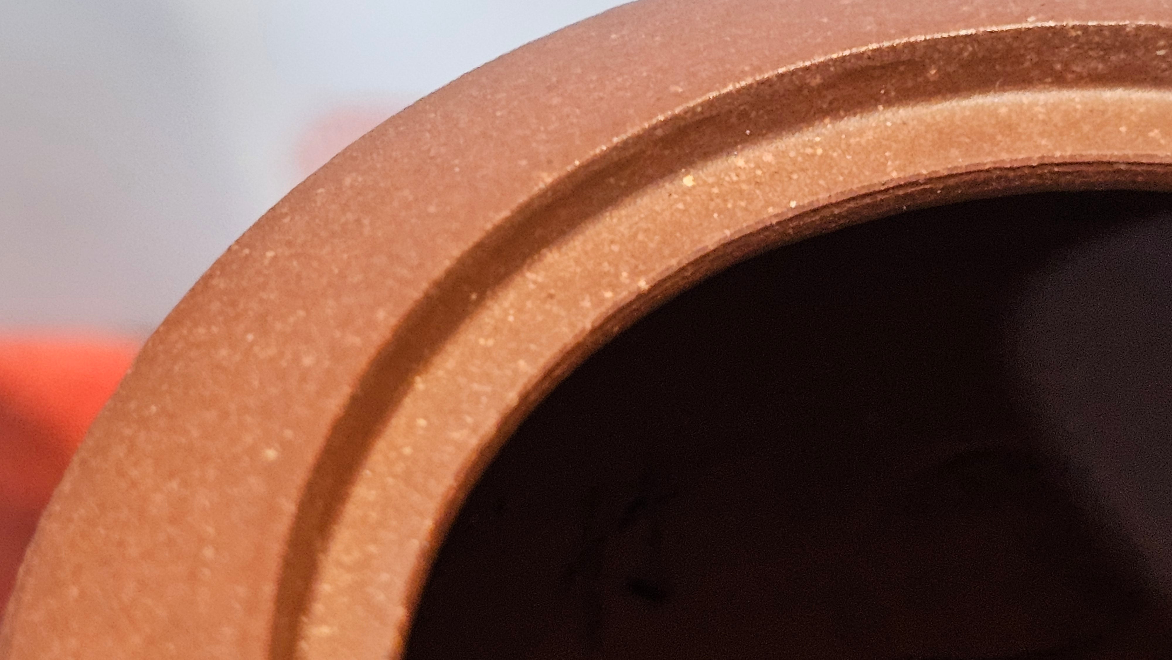 《湘妃竹段》"Xiang Fei Zhu Duan", 240.8ml, Di Cao Qing Zi Ni with Duan Ni Clay embellishments for the characteristic "Xiang Fei Bamboo" Patterns, by L4 Assoc Master Yu Chun Lei 俞春雷 ~ !Congratulations to Mr T.N., 1647hrs 3rd Aug 2025, Mississauga! Canada🇨🇦.