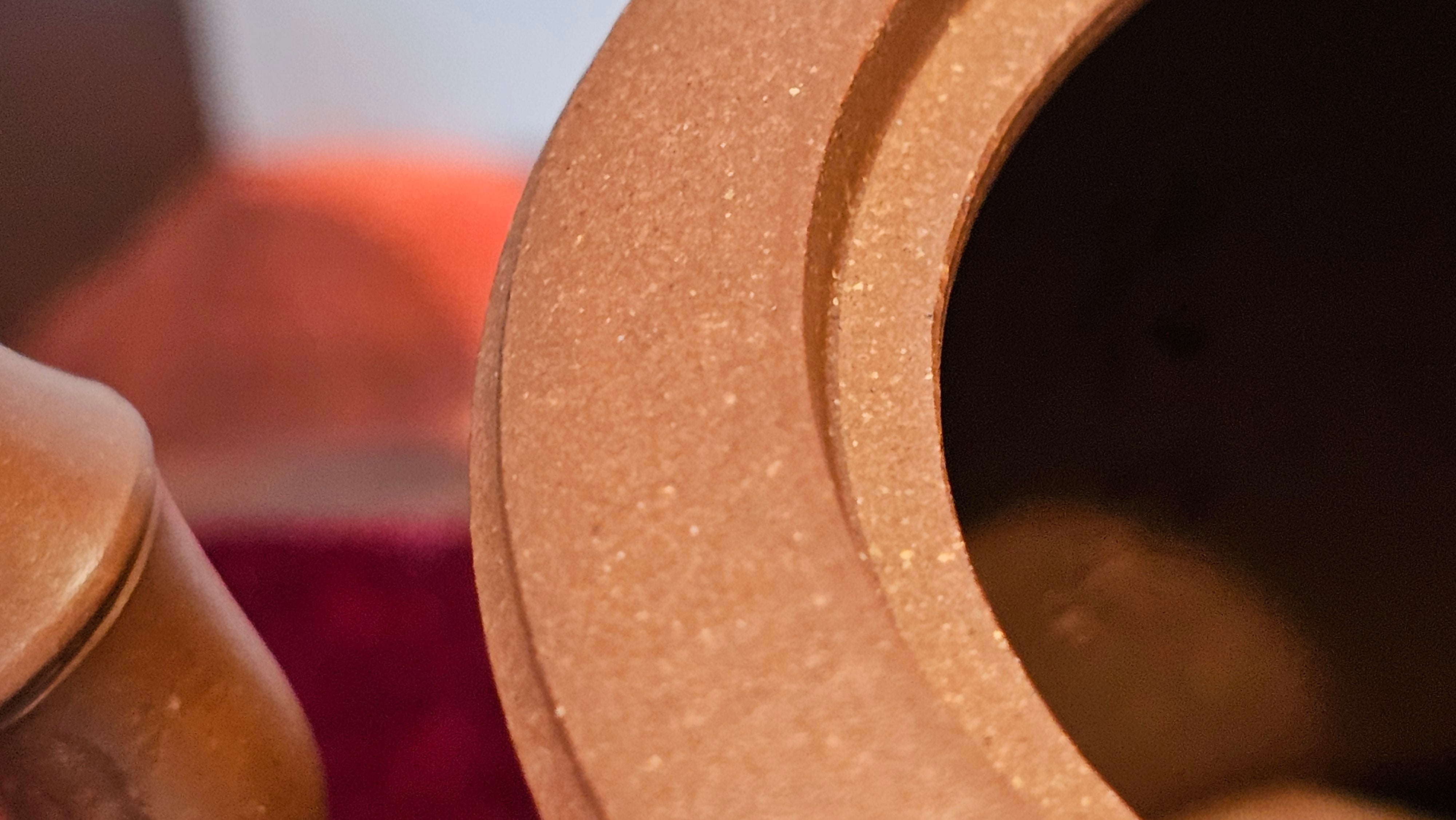 《湘妃竹段》"Xiang Fei Zhu Duan", 240.8ml, Di Cao Qing Zi Ni with Duan Ni Clay embellishments for the characteristic "Xiang Fei Bamboo" Patterns, by L4 Assoc Master Yu Chun Lei 俞春雷 ~ !Congratulations to Mr T.N., 1647hrs 3rd Aug 2025, Mississauga! Canada🇨🇦.