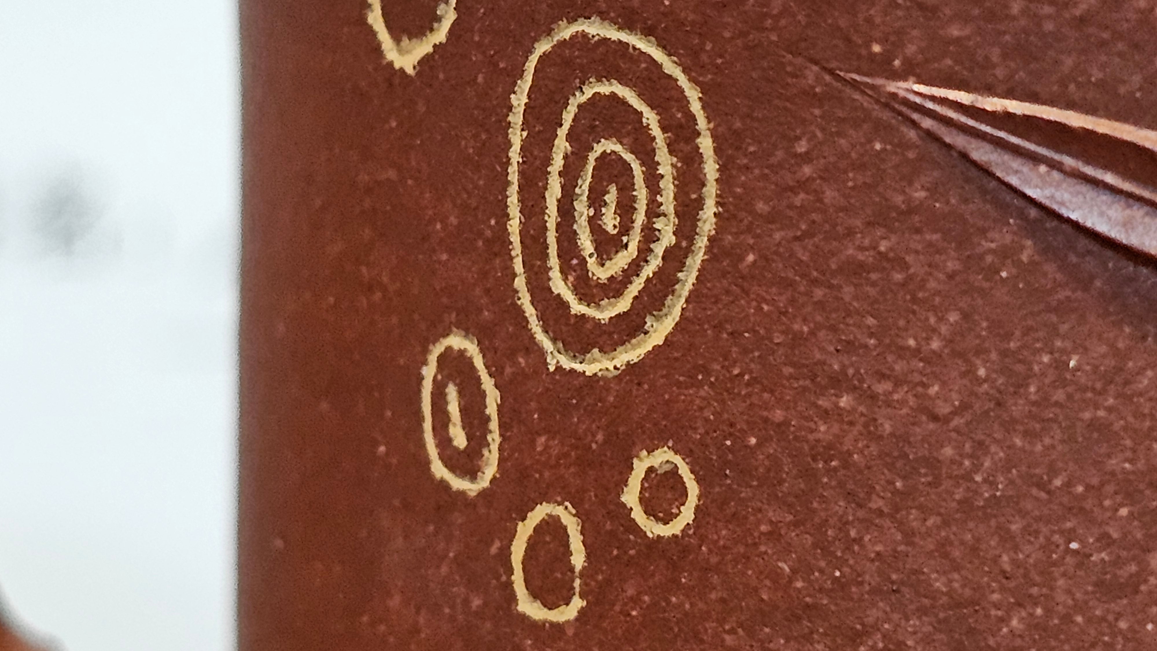 《湘妃竹段》"Xiang Fei Zhu Duan", 240.8ml, Di Cao Qing Zi Ni with Duan Ni Clay embellishments for the characteristic "Xiang Fei Bamboo" Patterns, by L4 Assoc Master Yu Chun Lei 俞春雷 ~ !Congratulations to Mr T.N., 1647hrs 3rd Aug 2025, Mississauga! Canada🇨🇦.