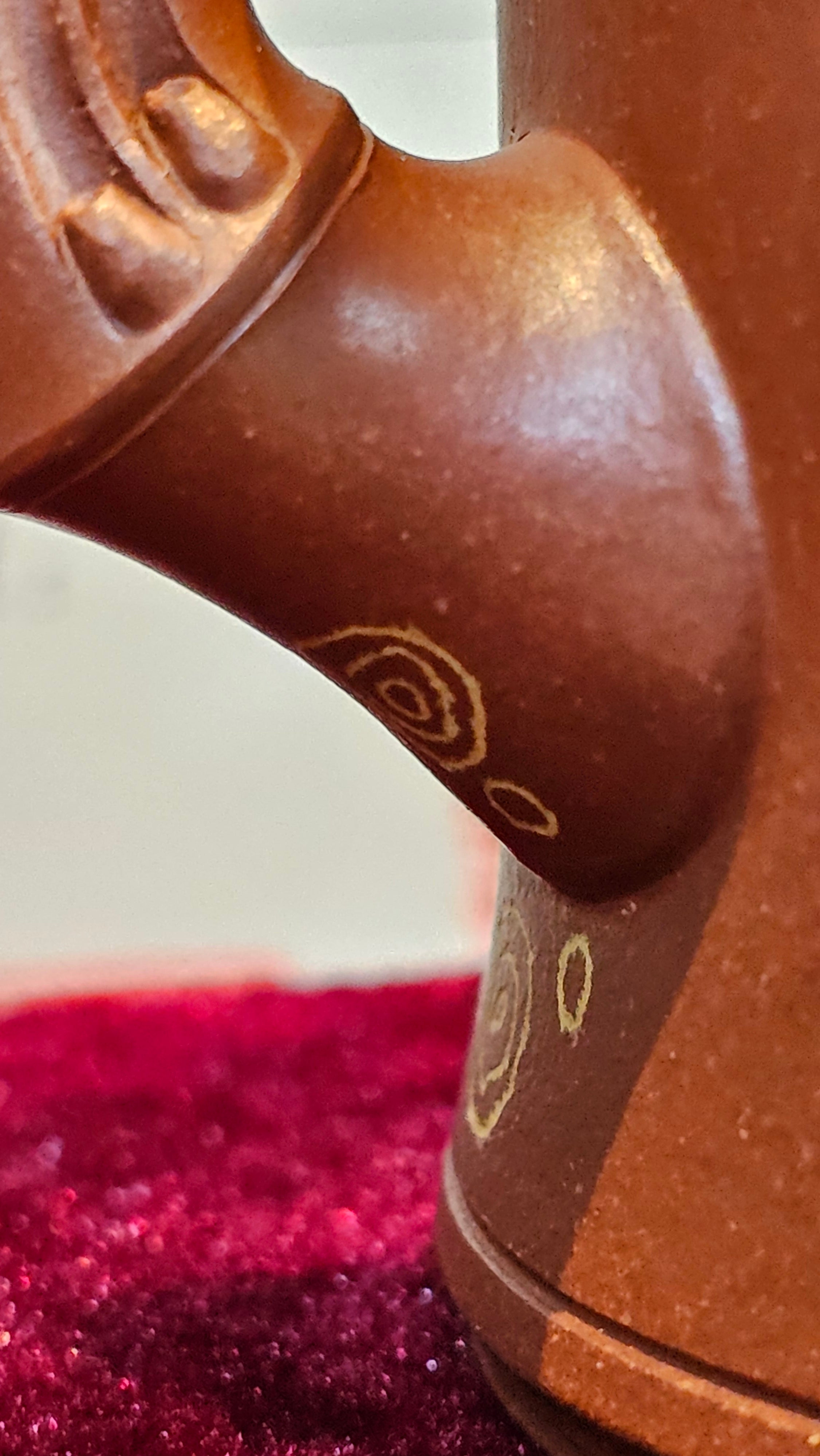 《湘妃竹段》"Xiang Fei Zhu Duan", 240.8ml, Di Cao Qing Zi Ni with Duan Ni Clay embellishments for the characteristic "Xiang Fei Bamboo" Patterns, by L4 Assoc Master Yu Chun Lei 俞春雷 ~ !Congratulations to Mr T.N., 1647hrs 3rd Aug 2025, Mississauga! Canada🇨🇦.