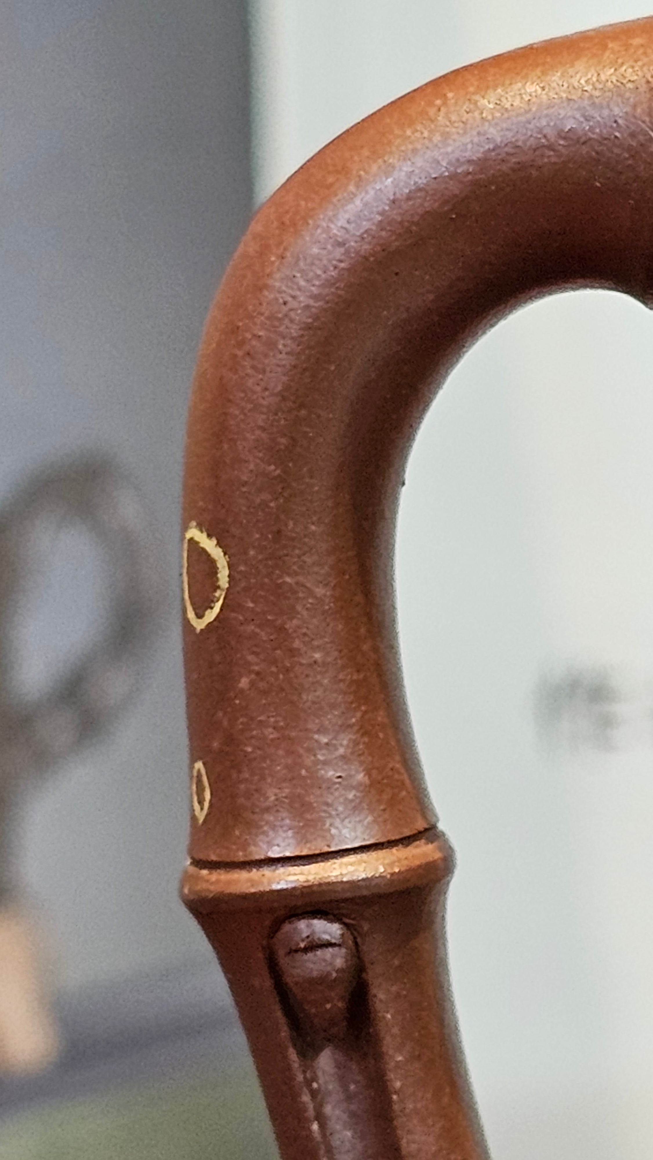 《湘妃竹段》"Xiang Fei Zhu Duan", 240.8ml, Di Cao Qing Zi Ni with Duan Ni Clay embellishments for the characteristic "Xiang Fei Bamboo" Patterns, by L4 Assoc Master Yu Chun Lei 俞春雷 ~ !Congratulations to Mr T.N., 1647hrs 3rd Aug 2025, Mississauga! Canada🇨🇦.