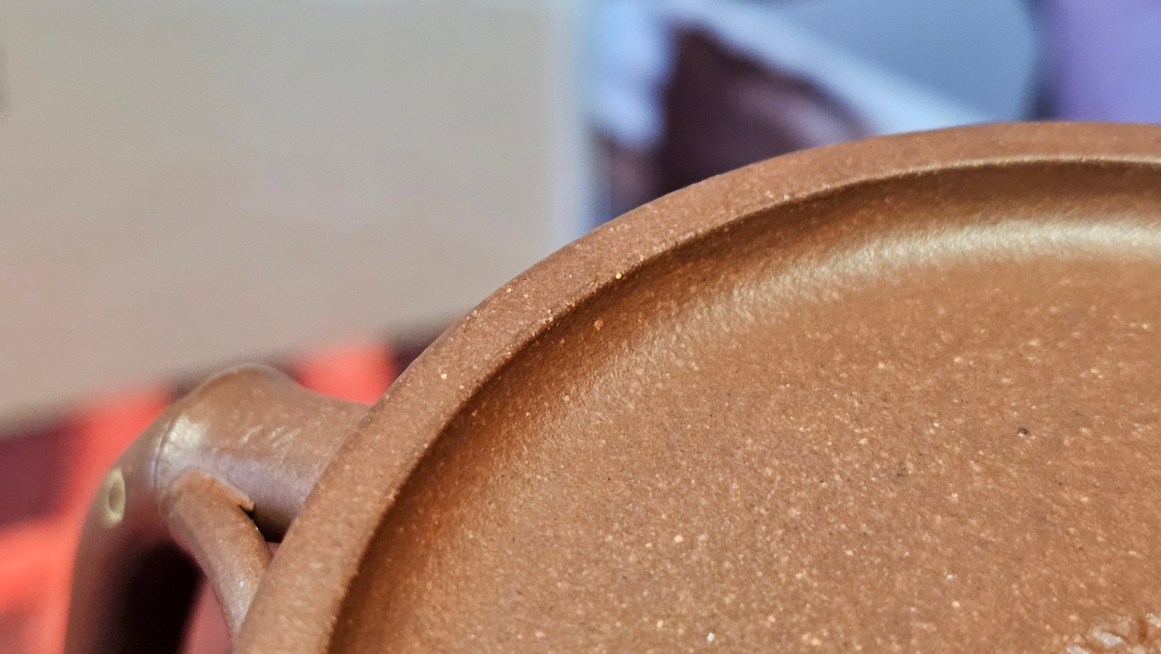 《湘妃竹段》"Xiang Fei Zhu Duan", 240.8ml, Di Cao Qing Zi Ni with Duan Ni Clay embellishments for the characteristic "Xiang Fei Bamboo" Patterns, by L4 Assoc Master Yu Chun Lei 俞春雷 ~ !Congratulations to Mr T.N., 1647hrs 3rd Aug 2025, Mississauga! Canada🇨🇦.