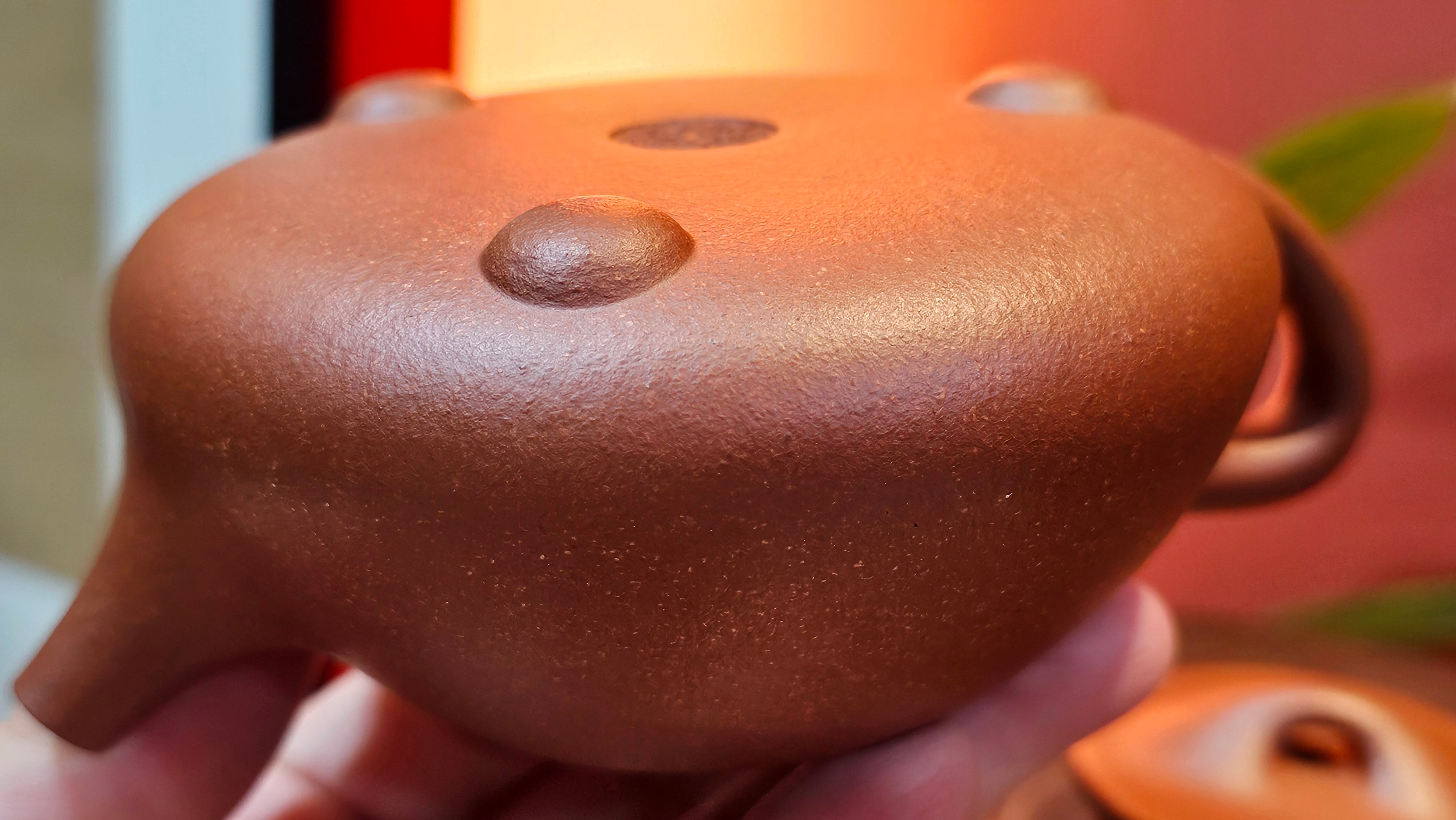 Jing Zhou Shi Piao 景舟石瓢, 239.8ml, Hong Jiang Po Ni 红降坡泥, by Craftsman Chen Gui Zhi 陈桂枝。(Red JiangPoNi is rarer than Yellow JiangPoNi, XiaoMeiYao ZhuNi & ZhaoZhuang ZhuNi) ~!Congratulations to Ms K.C.! 1549hrs 30th August 2025, Ontario, Canada🇨🇦!