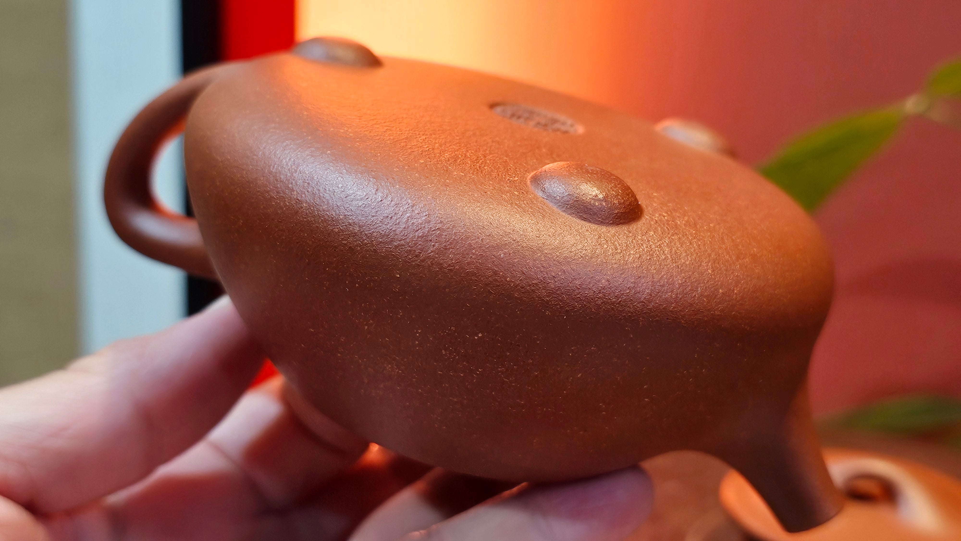 Jing Zhou Shi Piao 景舟石瓢, 239.8ml, Hong Jiang Po Ni 红降坡泥, by Craftsman Chen Gui Zhi 陈桂枝。(Red JiangPoNi is rarer than Yellow JiangPoNi, XiaoMeiYao ZhuNi & ZhaoZhuang ZhuNi) ~!Congratulations to Ms K.C.! 1549hrs 30th August 2025, Ontario, Canada🇨🇦!