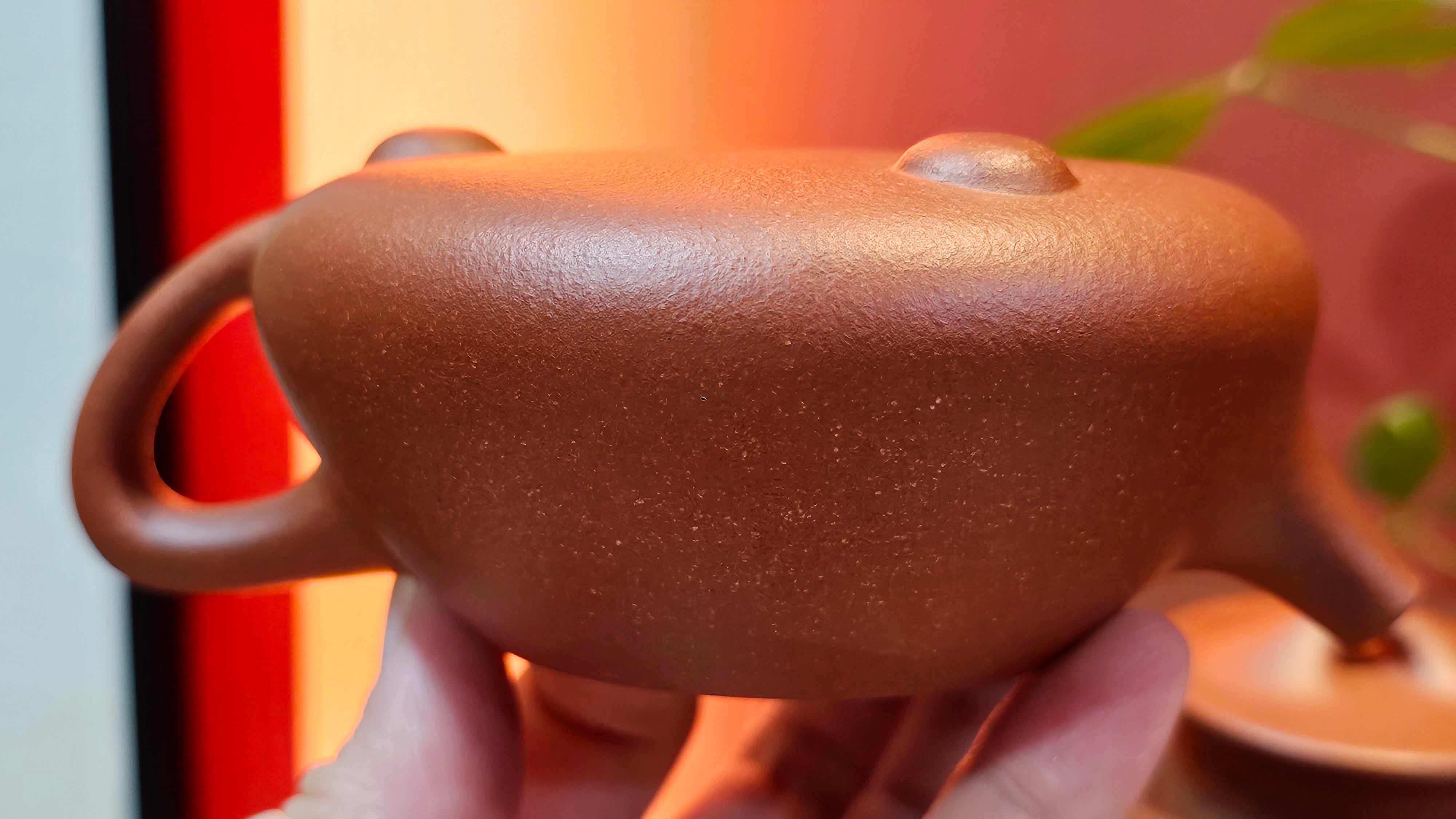 Jing Zhou Shi Piao 景舟石瓢, 239.8ml, Hong Jiang Po Ni 红降坡泥, by Craftsman Chen Gui Zhi 陈桂枝。(Red JiangPoNi is rarer than Yellow JiangPoNi, XiaoMeiYao ZhuNi & ZhaoZhuang ZhuNi) ~!Congratulations to Ms K.C.! 1549hrs 30th August 2025, Ontario, Canada🇨🇦!