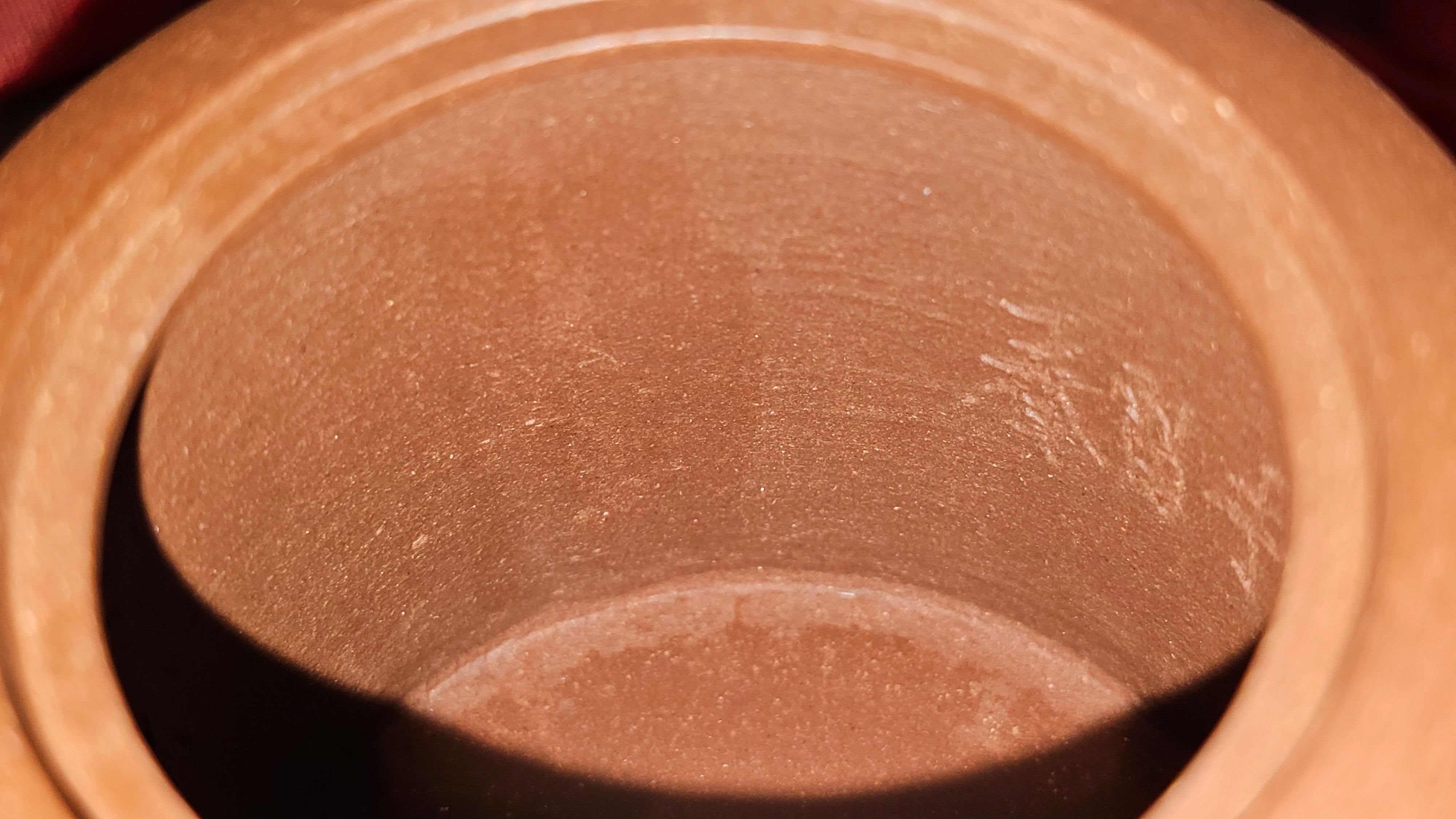 《湘妃竹段》"Xiang Fei Zhu Duan", 240.8ml, Di Cao Qing Zi Ni with Duan Ni Clay embellishments for the characteristic "Xiang Fei Bamboo" Patterns, by L4 Assoc Master Yu Chun Lei 俞春雷 ~ !Congratulations to Mr T.N., 1647hrs 3rd Aug 2025, Mississauga! Canada🇨🇦.