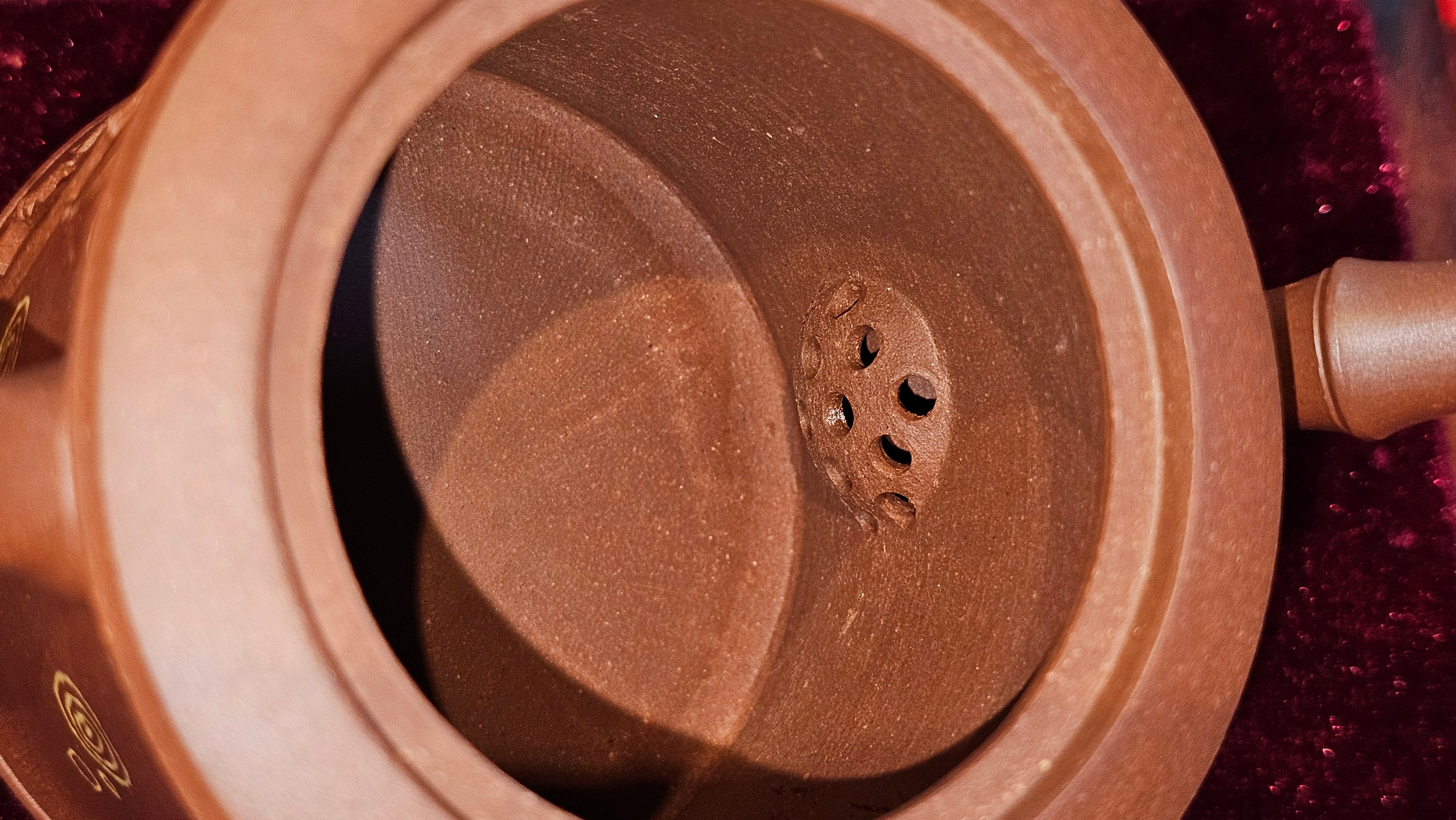 《湘妃竹段》"Xiang Fei Zhu Duan", 240.8ml, Di Cao Qing Zi Ni with Duan Ni Clay embellishments for the characteristic "Xiang Fei Bamboo" Patterns, by L4 Assoc Master Yu Chun Lei 俞春雷 ~ !Congratulations to Mr T.N., 1647hrs 3rd Aug 2025, Mississauga! Canada🇨🇦.