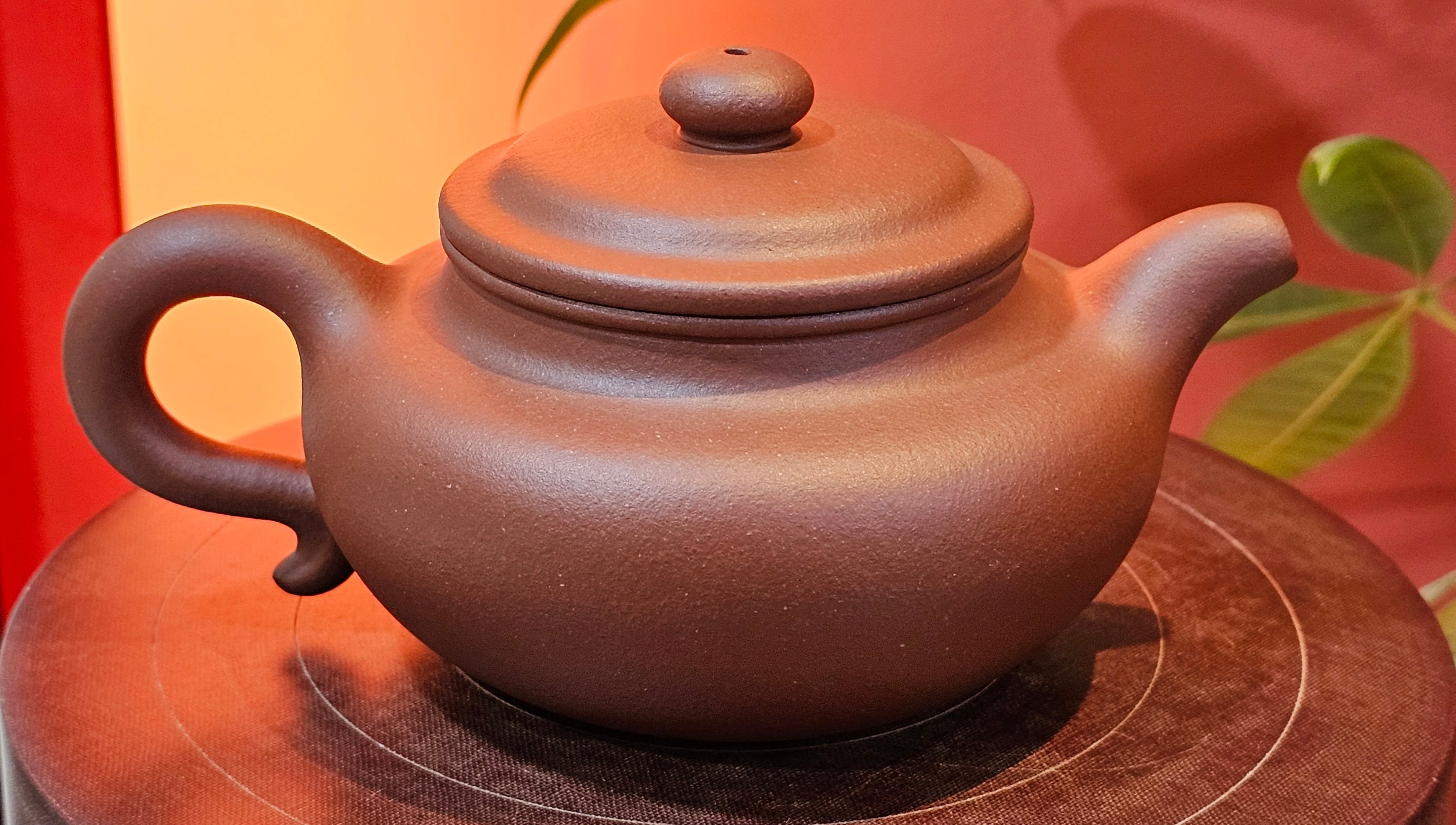 Fang Gu 仿古, 275.3ml, Di Cao Qing Zi Ni 底槽青紫泥, by our Collaborative Craftsman Chen Fa Chu 陈法初 ~ Congratulations!to Mr I.B.! 0256hrs 9th August 2025, Vienna, VA!