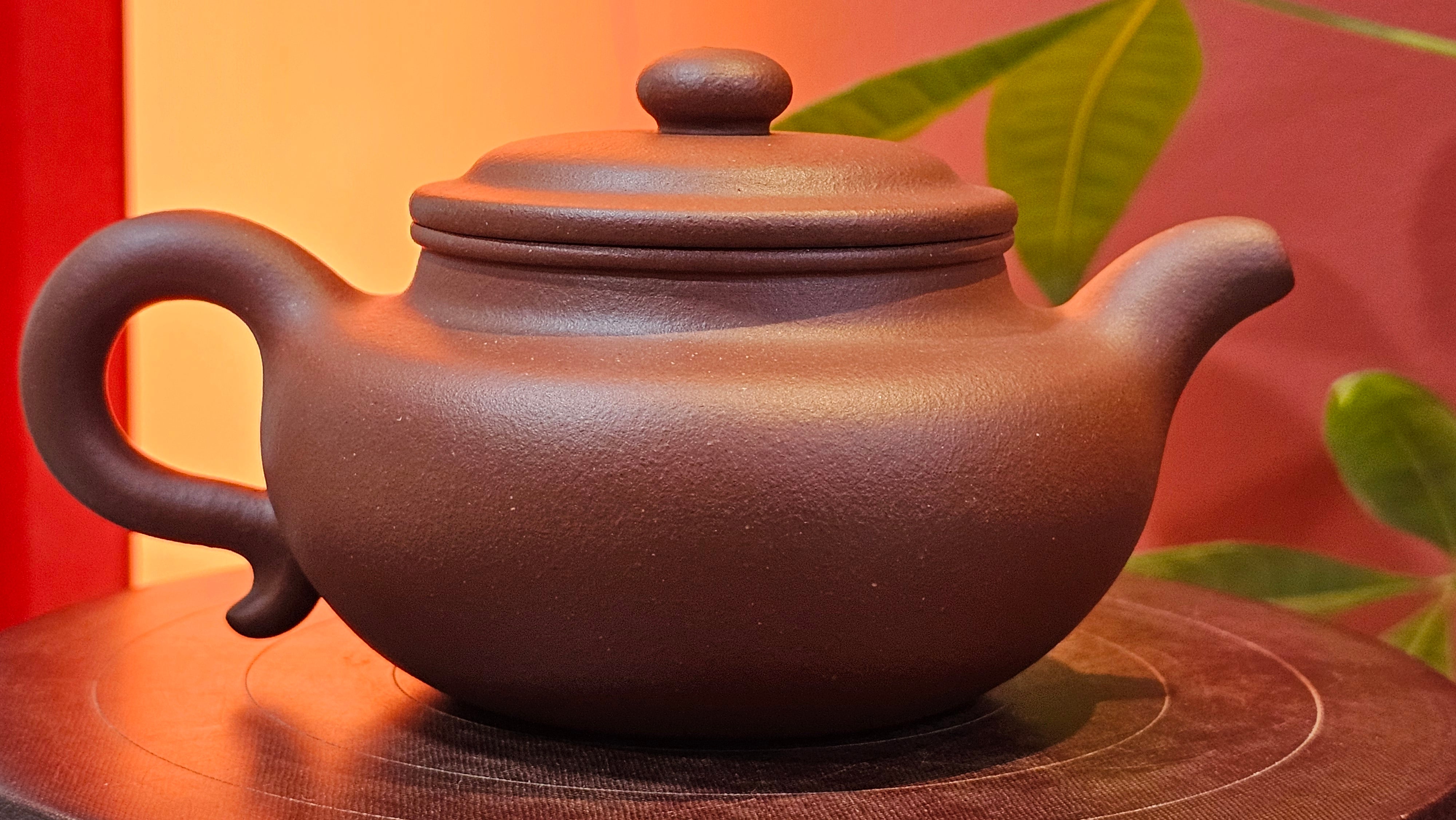 Fang Gu 仿古, 275.3ml, Di Cao Qing Zi Ni 底槽青紫泥, by our Collaborative Craftsman Chen Fa Chu 陈法初 ~ Congratulations!to Mr I.B.! 0256hrs 9th August 2025, Vienna, VA!