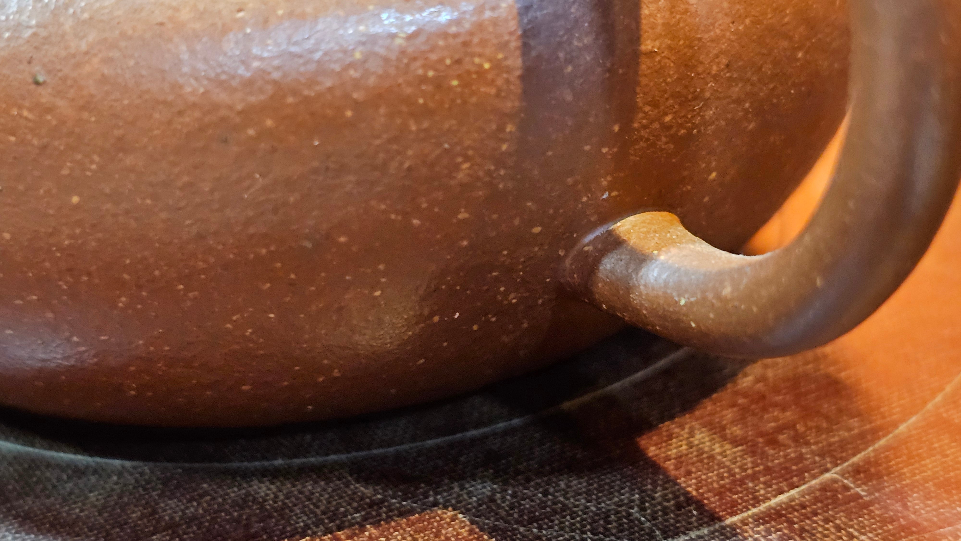 Jun De 君德, 193.7ml, Hong Jiang Po Ni 红降坡泥, by Craftsman Chen Gui Zhi 陈桂枝。(Red JiangPoNi is rarer than Yellow JiangPoNi, XiaoMeiYao ZhuNi & ZhaoZhuang ZhuNi)~Congratulations!to Mr E.W.! 1127hrs 19th Sept 2025, Berkeley, CA.