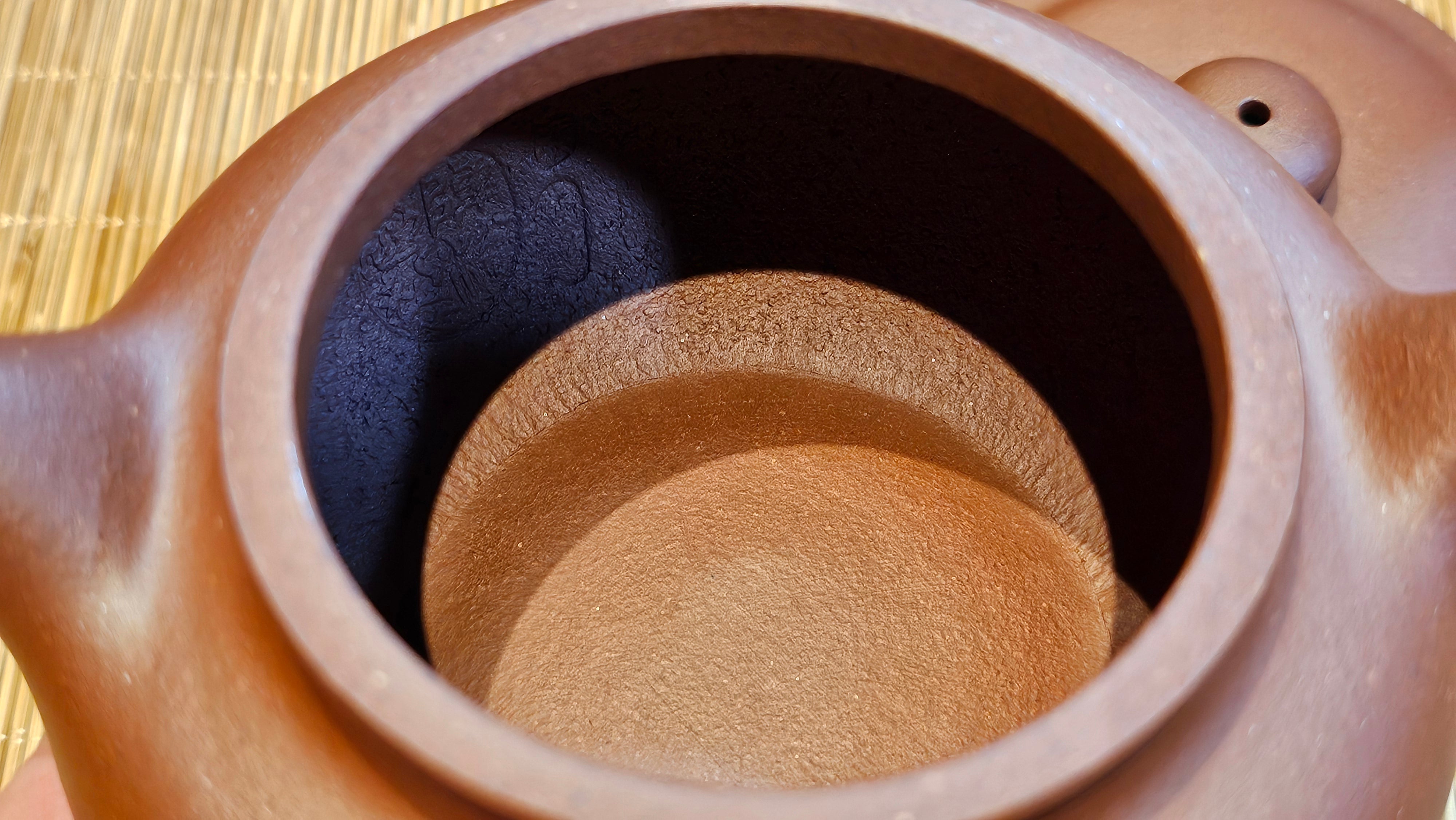 Fang Gu 仿古, 275.3ml, Di Cao Qing Zi Ni 底槽青紫泥, by our Collaborative Craftsman Chen Fa Chu 陈法初 ~ Congratulations!to Mr I.B.! 0256hrs 9th August 2025, Vienna, VA!