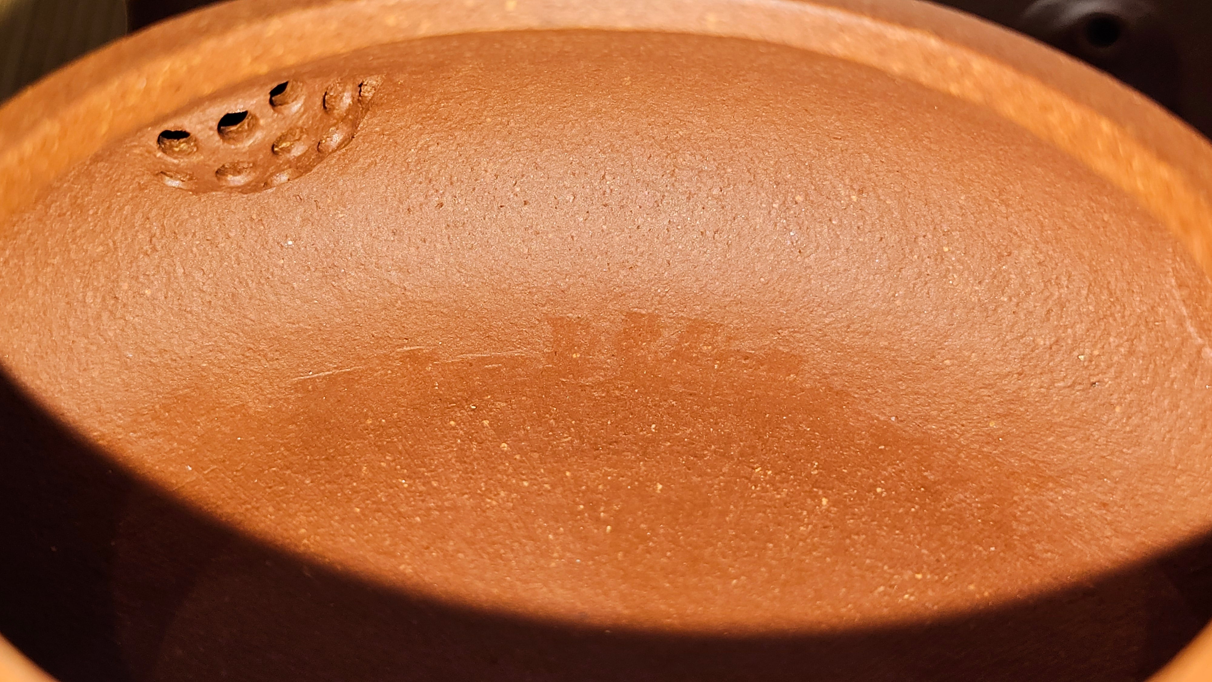 Ming Lu 明炉, 149.6ml, Hong Jiang Po Ni 红降坡泥, by our Collaborative Craftsman Chen Gui Zhi 陈桂枝。(Red JiangPoNi is rarer than Yellow JiangPoNi, XiaoMeiYao ZhuNi & ZhaoZhuang ZhuNi) ~ Congratulations to Prof J.! 2129hrs 5th August 2025, Bowie, MD.