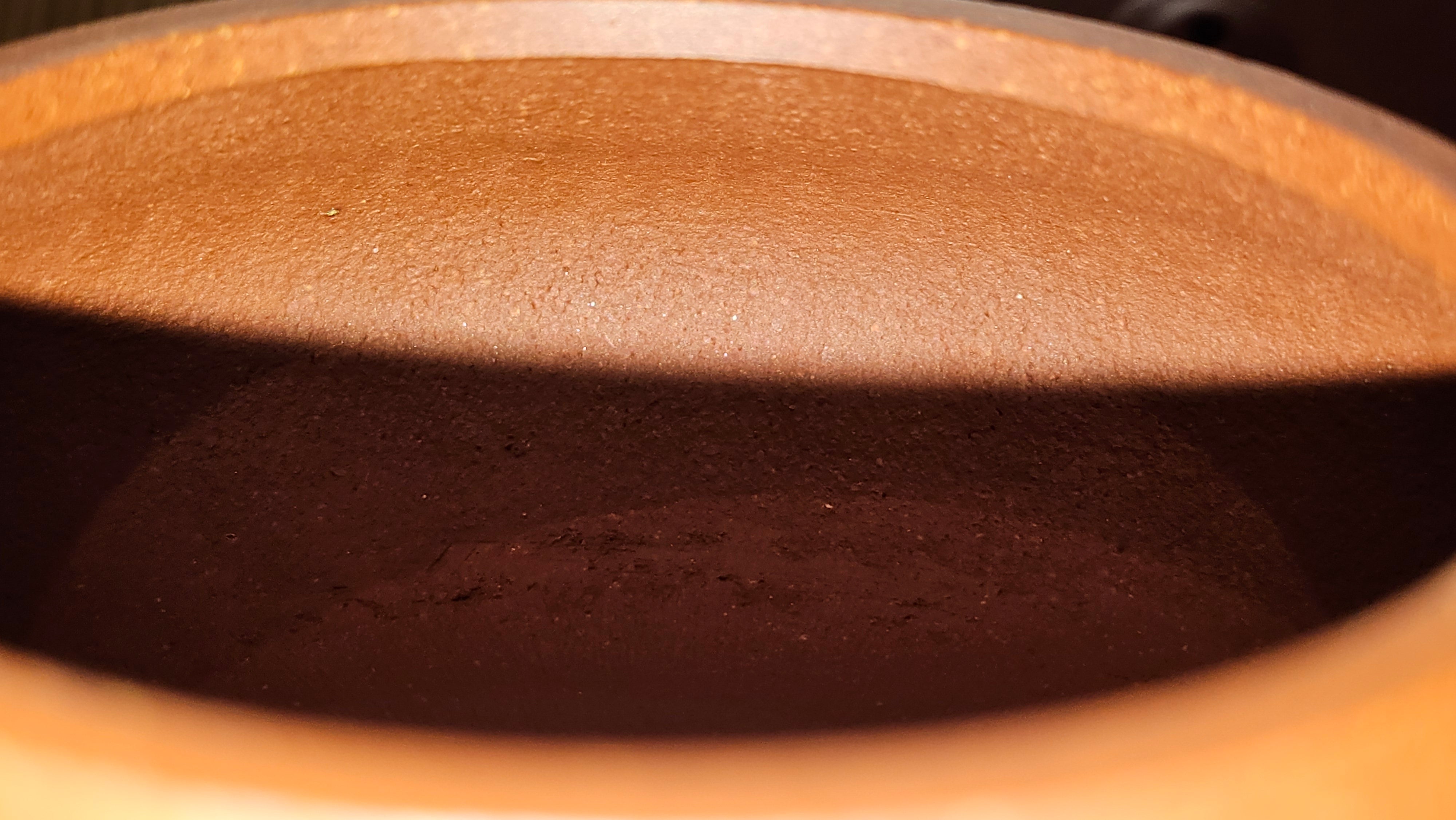 Ming Lu 明炉, 149.6ml, Hong Jiang Po Ni 红降坡泥, by our Collaborative Craftsman Chen Gui Zhi 陈桂枝。(Red JiangPoNi is rarer than Yellow JiangPoNi, XiaoMeiYao ZhuNi & ZhaoZhuang ZhuNi) ~ Congratulations to Prof J.! 2129hrs 5th August 2025, Bowie, MD.