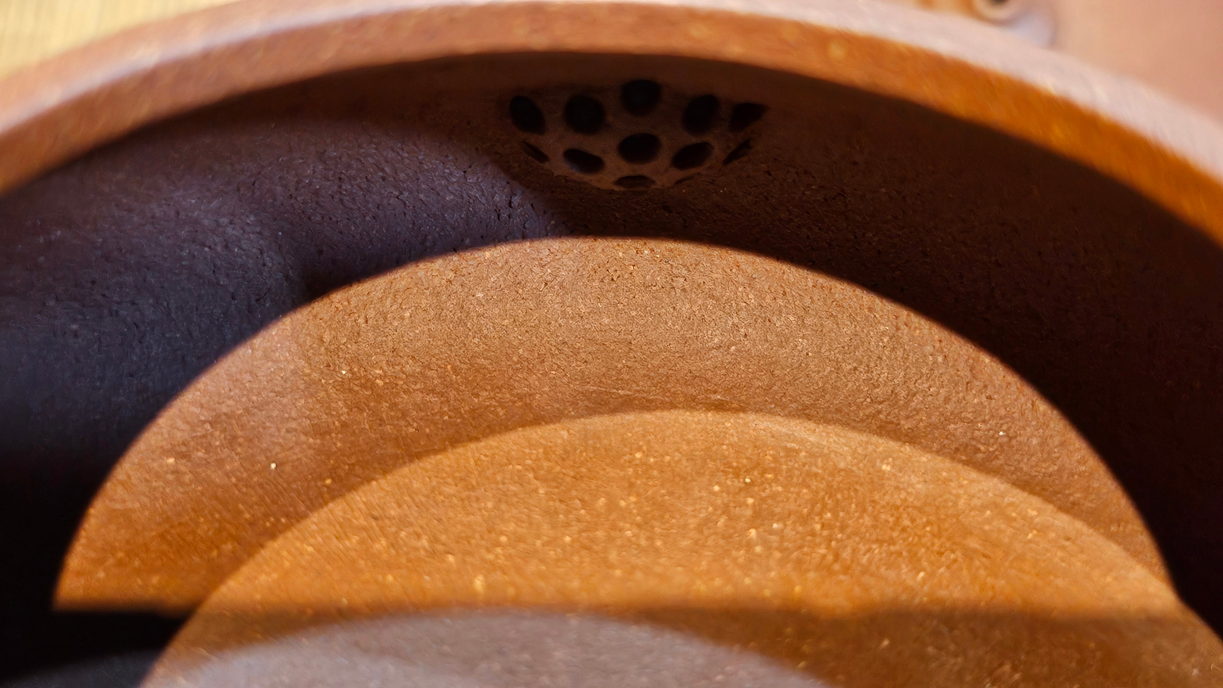 Ming Lu 明炉, 149.6ml, Hong Jiang Po Ni 红降坡泥, by our Collaborative Craftsman Chen Gui Zhi 陈桂枝。(Red JiangPoNi is rarer than Yellow JiangPoNi, XiaoMeiYao ZhuNi & ZhaoZhuang ZhuNi) ~ Congratulations to Prof J.! 2129hrs 5th August 2025, Bowie, MD.