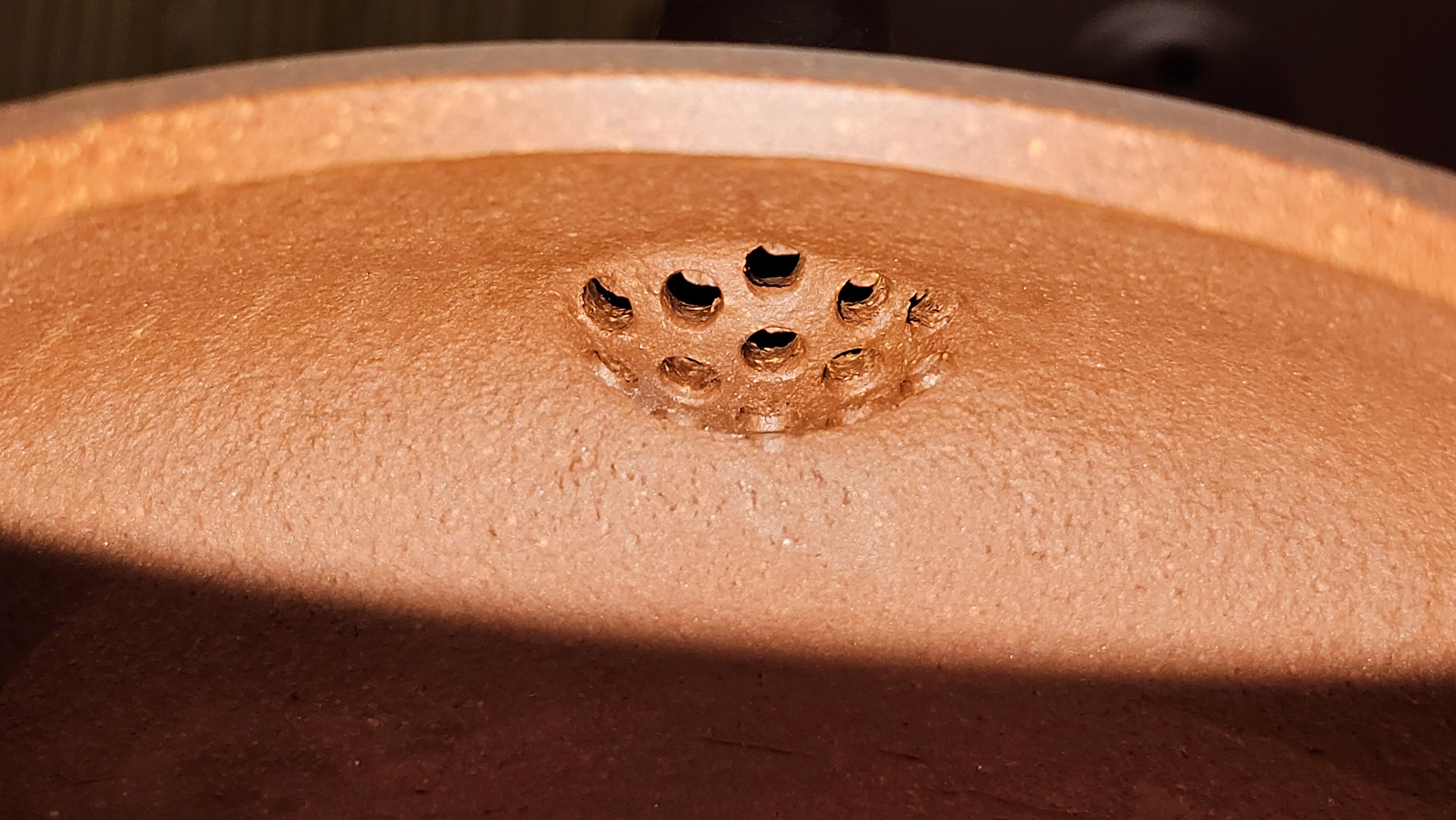 Ming Lu 明炉, 149.6ml, Hong Jiang Po Ni 红降坡泥, by our Collaborative Craftsman Chen Gui Zhi 陈桂枝。(Red JiangPoNi is rarer than Yellow JiangPoNi, XiaoMeiYao ZhuNi & ZhaoZhuang ZhuNi) ~ Congratulations to Prof J.! 2129hrs 5th August 2025, Bowie, MD.