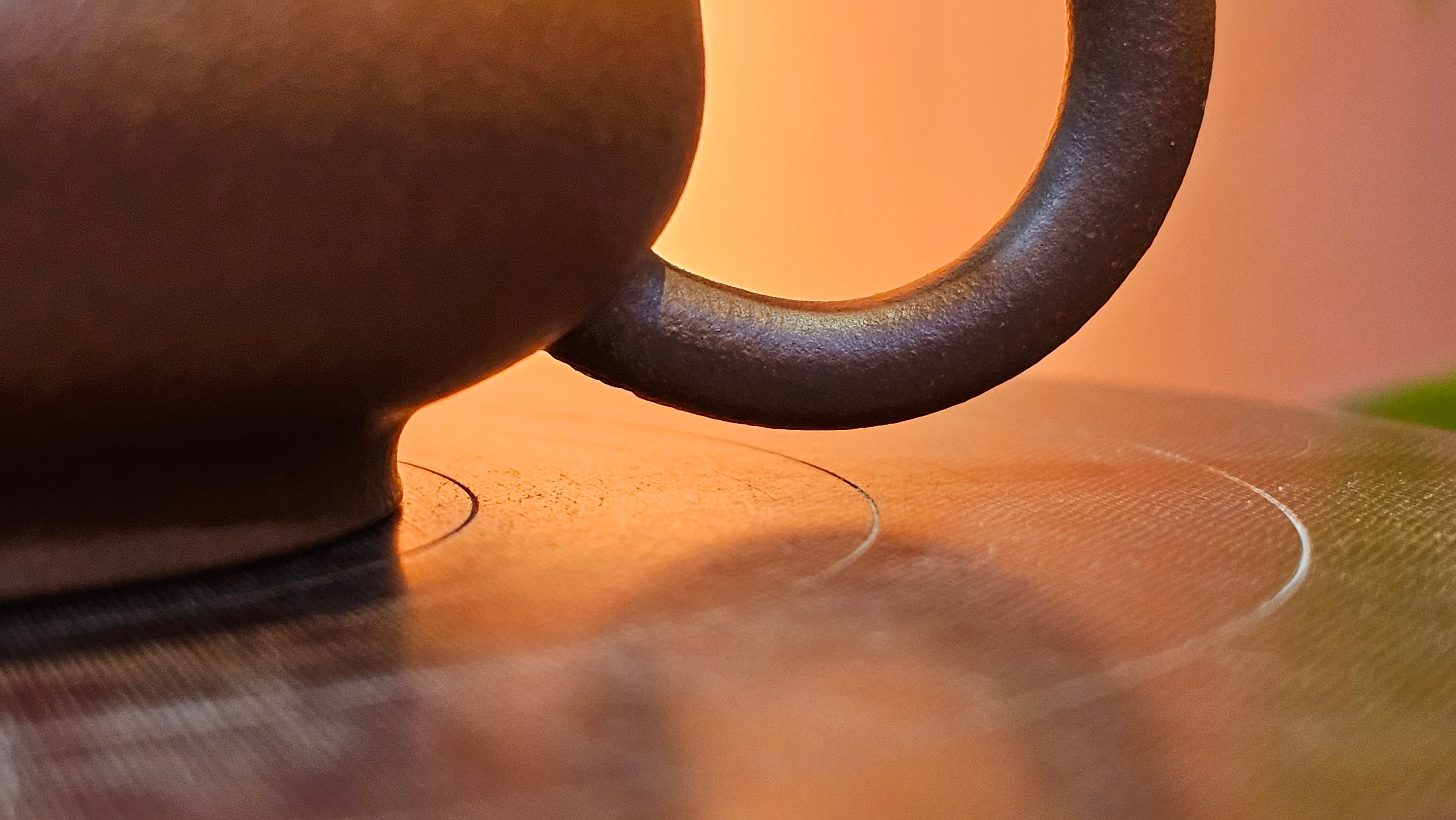 Ming Lu 明炉, 149.6ml, Hong Jiang Po Ni 红降坡泥, by our Collaborative Craftsman Chen Gui Zhi 陈桂枝。(Red JiangPoNi is rarer than Yellow JiangPoNi, XiaoMeiYao ZhuNi & ZhaoZhuang ZhuNi) ~ Congratulations to Prof J.! 2129hrs 5th August 2025, Bowie, MD.