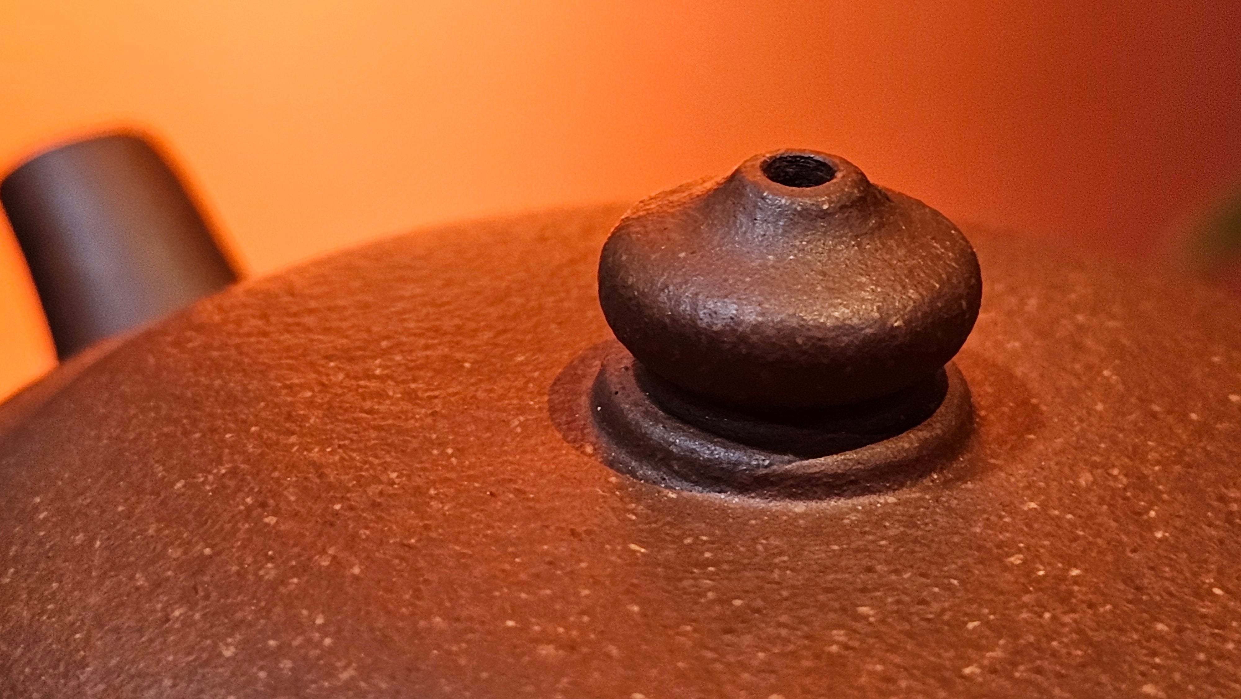 Ming Lu 明炉, 149.6ml, Hong Jiang Po Ni 红降坡泥, by our Collaborative Craftsman Chen Gui Zhi 陈桂枝。(Red JiangPoNi is rarer than Yellow JiangPoNi, XiaoMeiYao ZhuNi & ZhaoZhuang ZhuNi) ~ Congratulations to Prof J.! 2129hrs 5th August 2025, Bowie, MD.