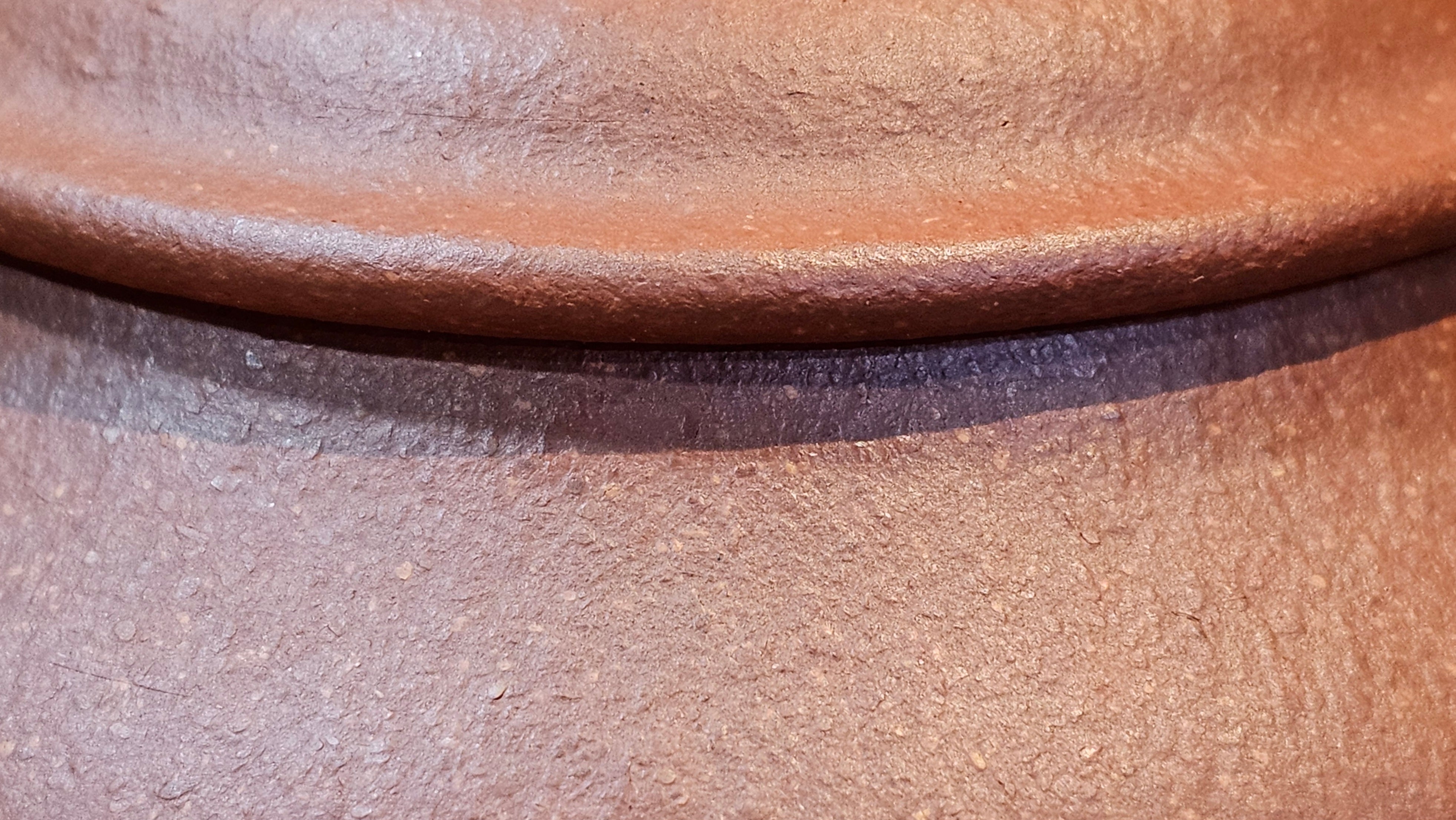 Ming Lu 明炉, 149.6ml, Hong Jiang Po Ni 红降坡泥, by our Collaborative Craftsman Chen Gui Zhi 陈桂枝。(Red JiangPoNi is rarer than Yellow JiangPoNi, XiaoMeiYao ZhuNi & ZhaoZhuang ZhuNi) ~ Congratulations to Prof J.! 2129hrs 5th August 2025, Bowie, MD.