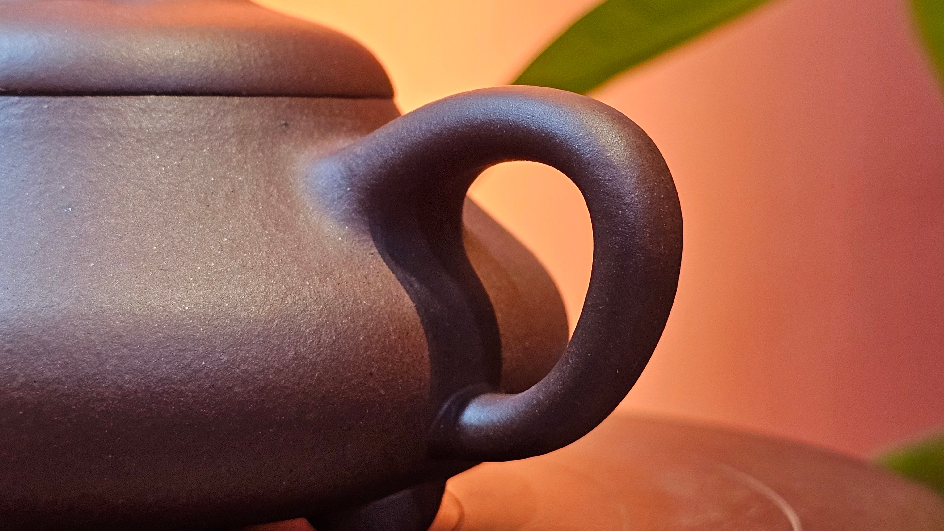 Jian Piao 见瓢, 186.6ml, Di Cao Qing Zi Ni 底槽青紫泥, by our Craftsman Li Qiu Lin 李秋林 ~!Congratulations to Mr A.A., 0617hrs!5th Oct 2025, Port Franks! Canada🇨🇦!