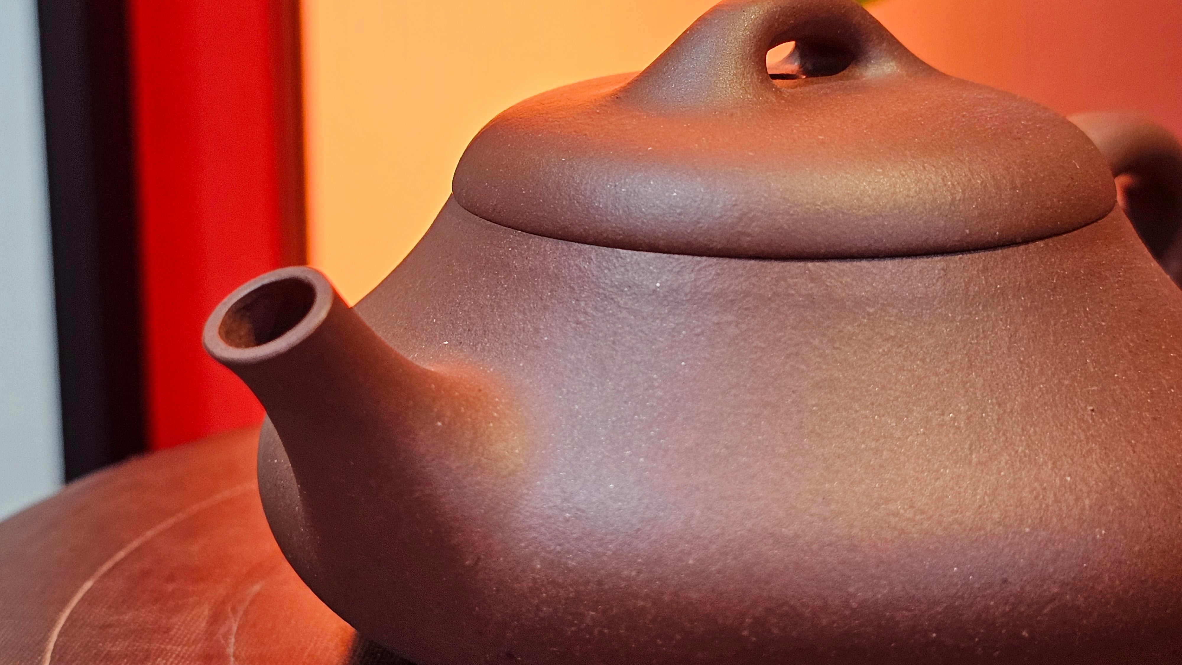 Jian Piao 见瓢, 186.6ml, Di Cao Qing Zi Ni 底槽青紫泥, by our Craftsman Li Qiu Lin 李秋林 ~!Congratulations to Mr A.A., 0617hrs!5th Oct 2025, Port Franks! Canada🇨🇦!