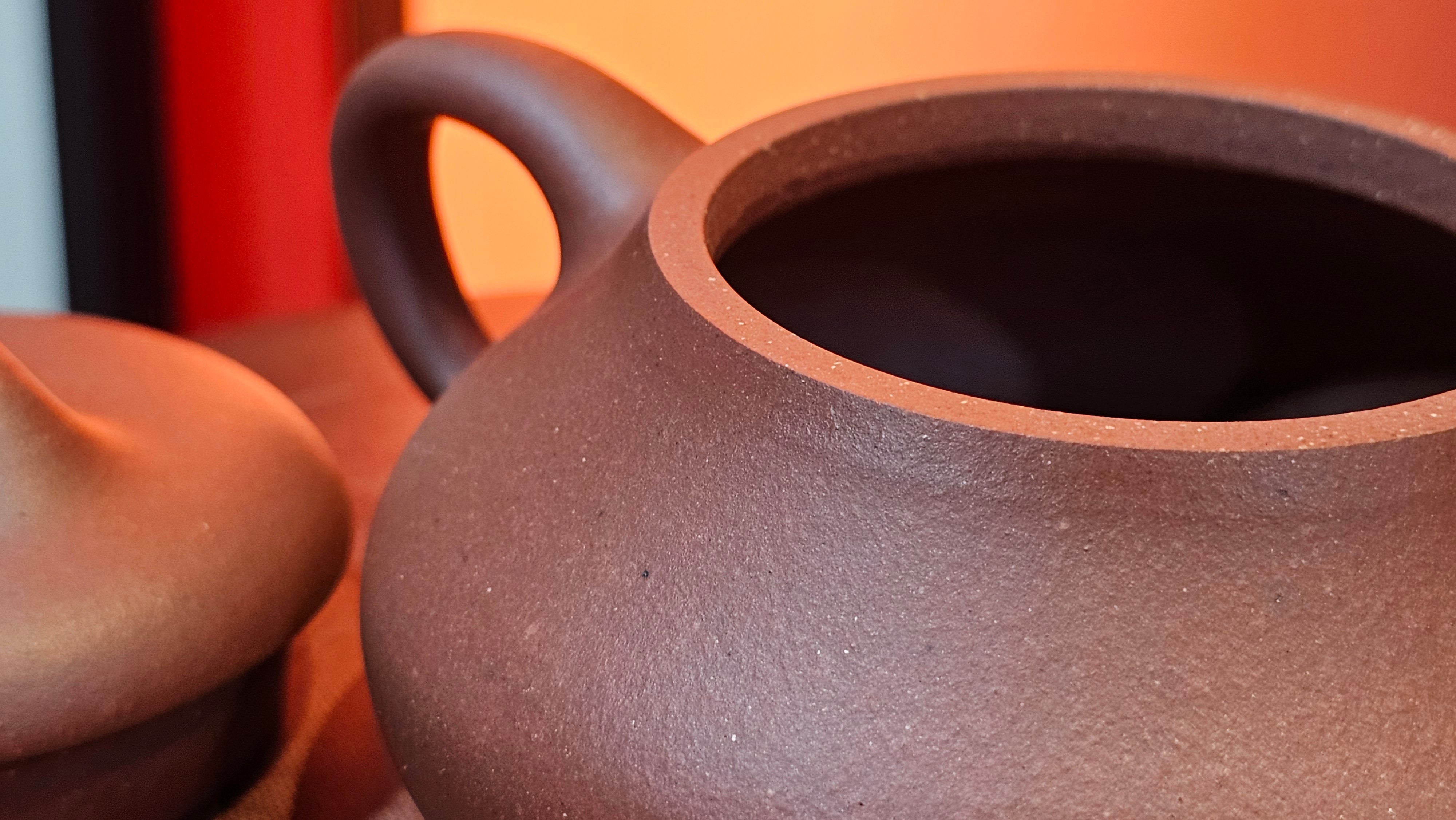 Jian Piao 见瓢, 186.6ml, Di Cao Qing Zi Ni 底槽青紫泥, by our Craftsman Li Qiu Lin 李秋林 ~!Congratulations to Mr A.A., 0617hrs!5th Oct 2025, Port Franks! Canada🇨🇦!