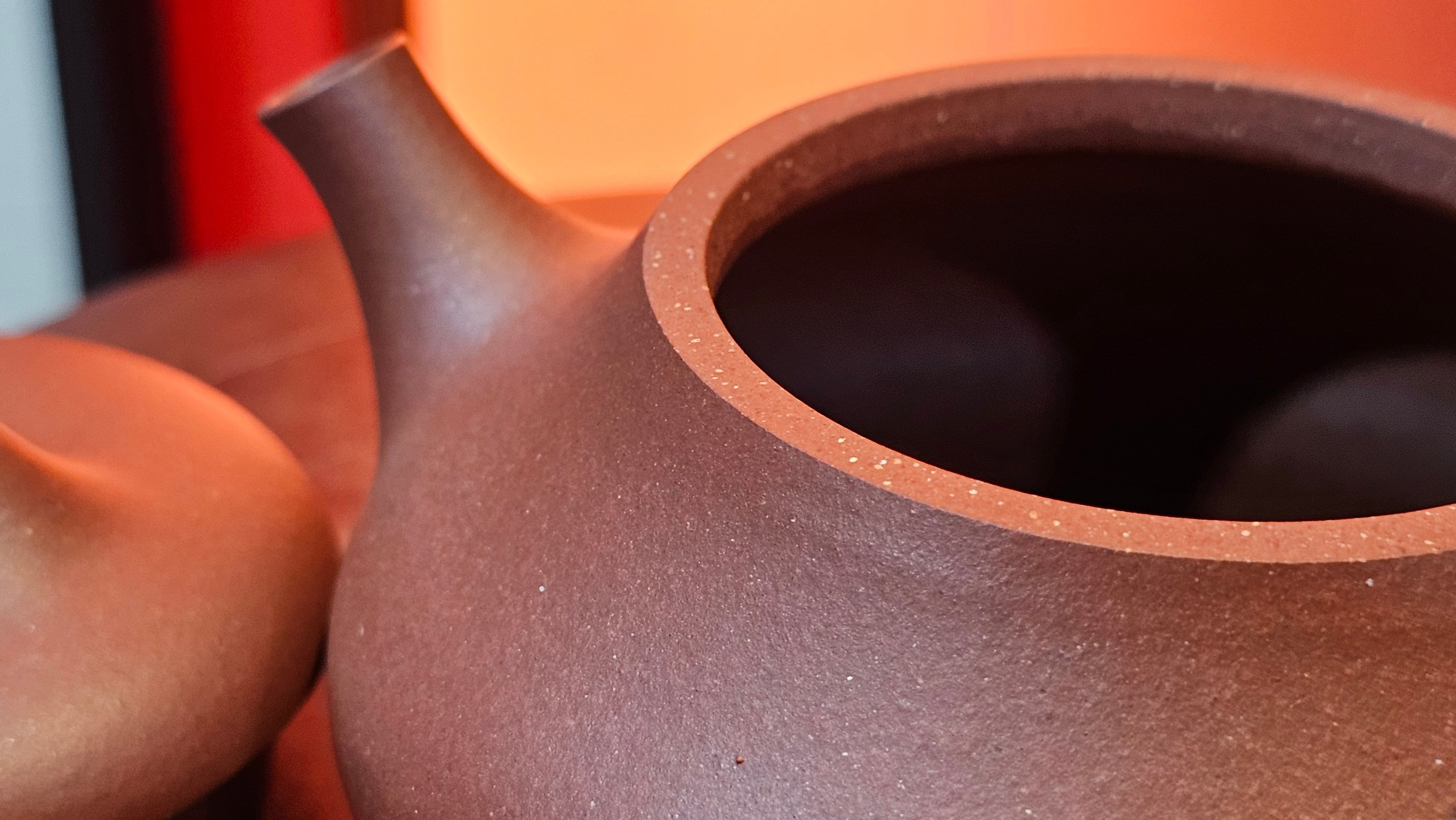 Jian Piao 见瓢, 186.6ml, Di Cao Qing Zi Ni 底槽青紫泥, by our Craftsman Li Qiu Lin 李秋林 ~!Congratulations to Mr A.A., 0617hrs!5th Oct 2025, Port Franks! Canada🇨🇦!