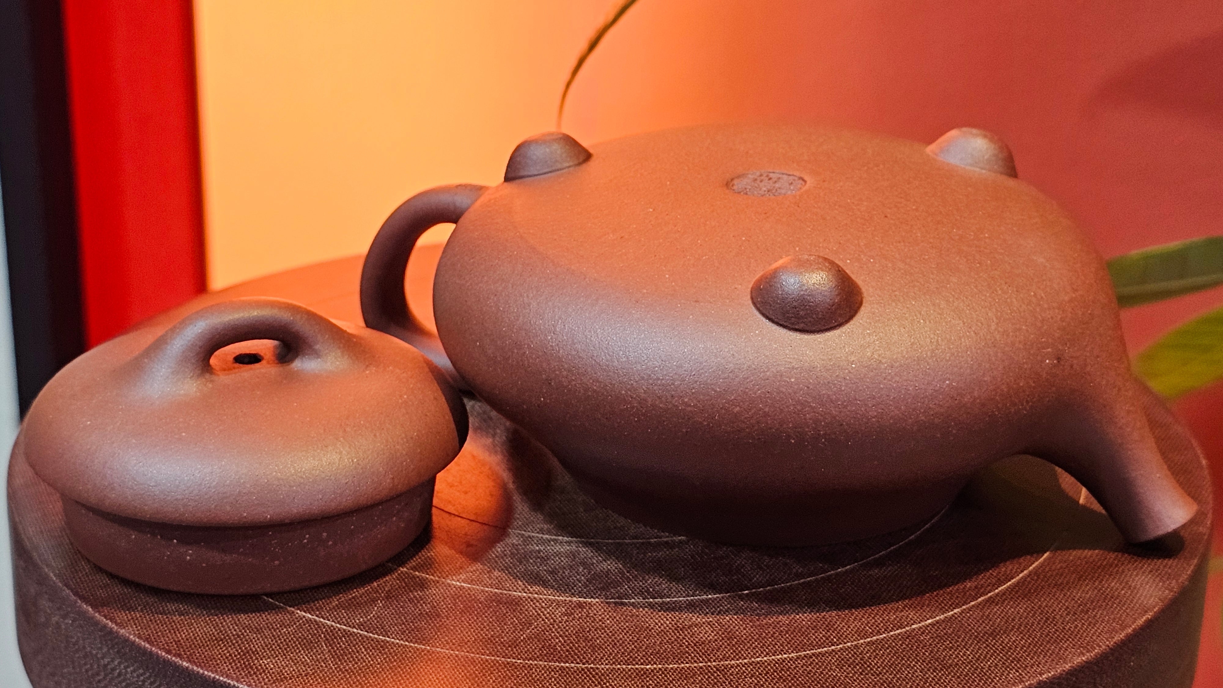 Jian Piao 见瓢, 186.6ml, Di Cao Qing Zi Ni 底槽青紫泥, by our Craftsman Li Qiu Lin 李秋林 ~!Congratulations to Mr A.A., 0617hrs!5th Oct 2025, Port Franks! Canada🇨🇦!