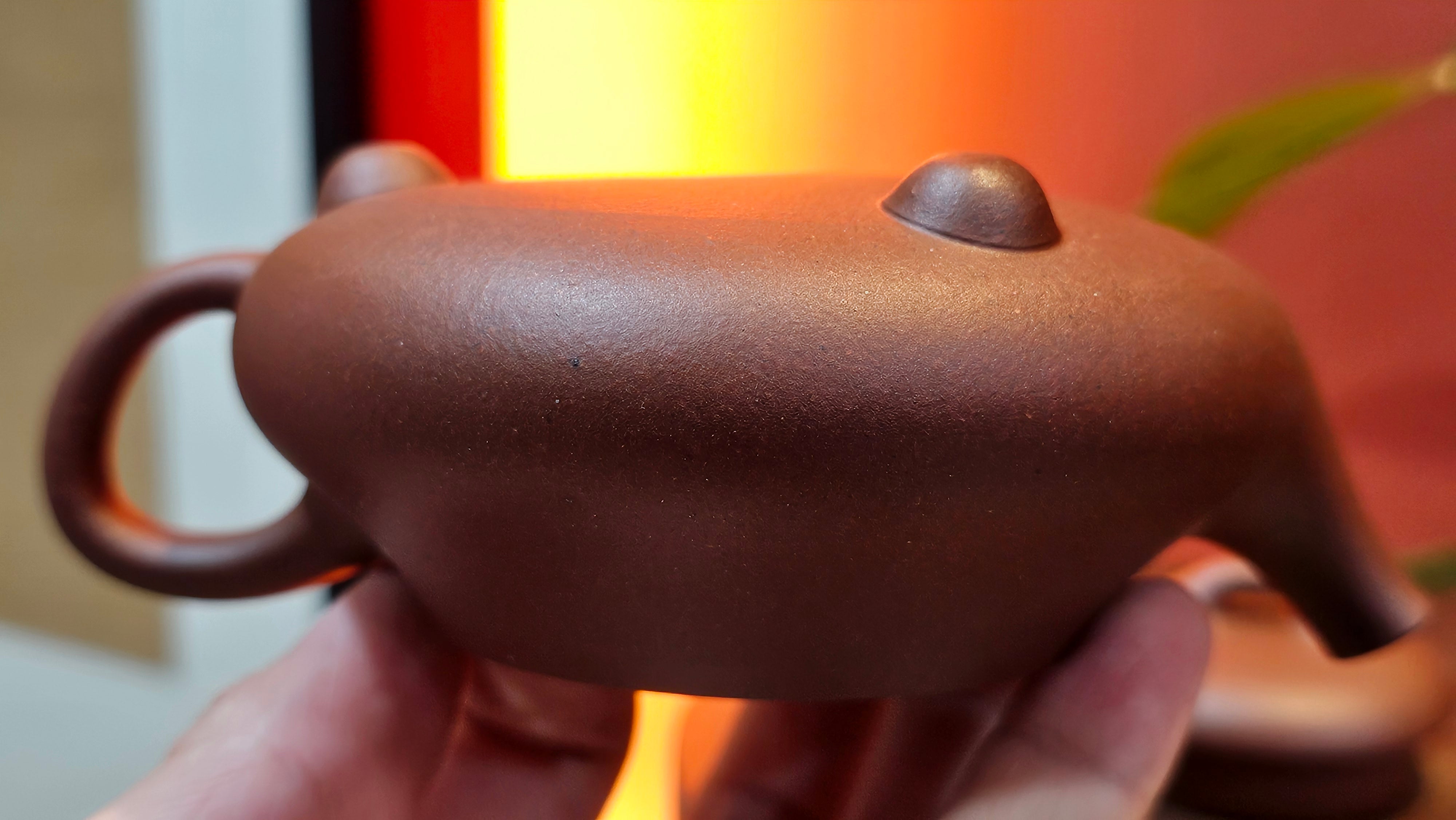 Jian Piao 见瓢, 186.6ml, Di Cao Qing Zi Ni 底槽青紫泥, by our Craftsman Li Qiu Lin 李秋林 ~!Congratulations to Mr A.A., 0617hrs!5th Oct 2025, Port Franks! Canada🇨🇦!