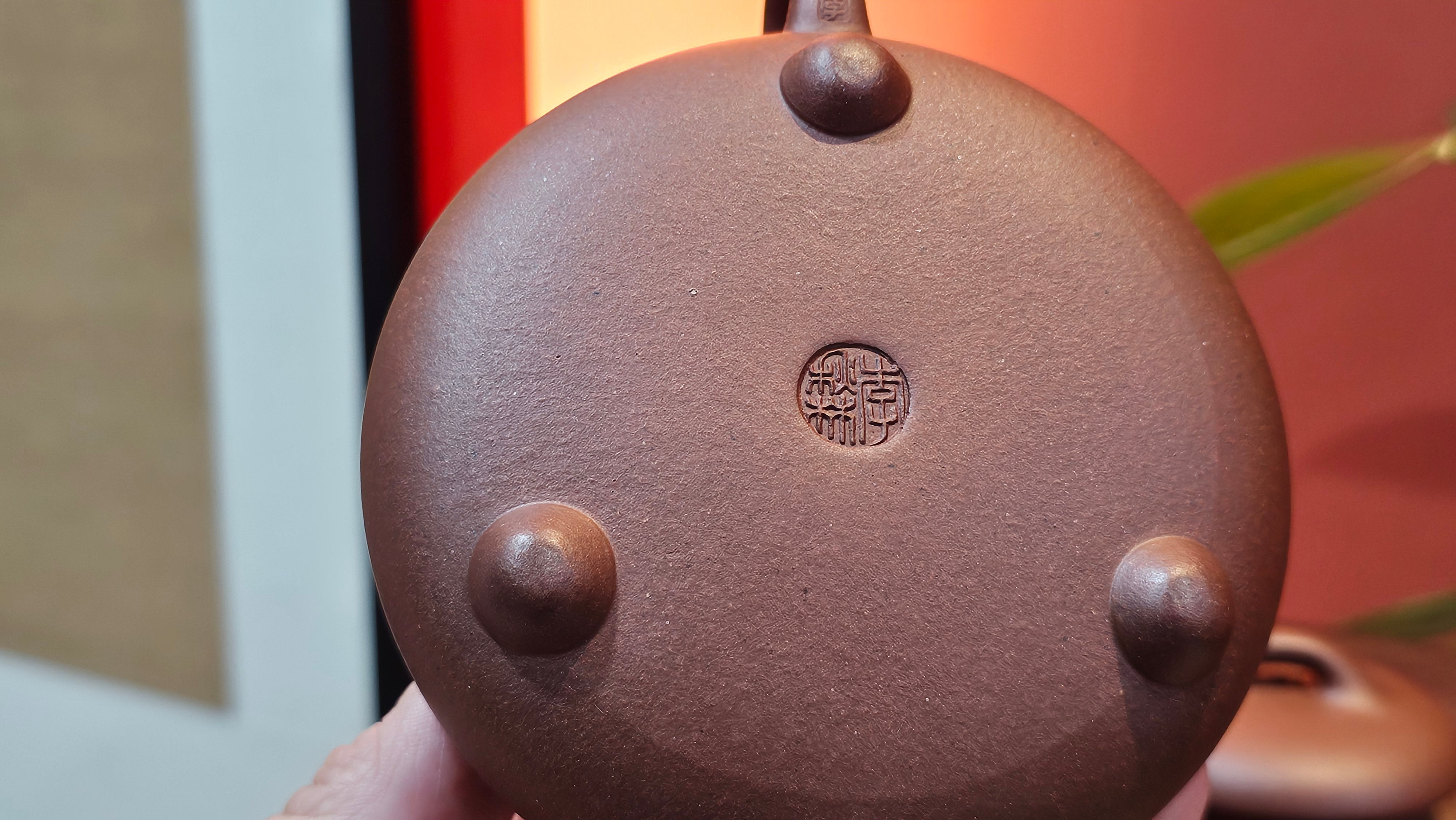 Jian Piao 见瓢, 186.6ml, Di Cao Qing Zi Ni 底槽青紫泥, by our Craftsman Li Qiu Lin 李秋林 ~!Congratulations to Mr A.A., 0617hrs!5th Oct 2025, Port Franks! Canada🇨🇦!