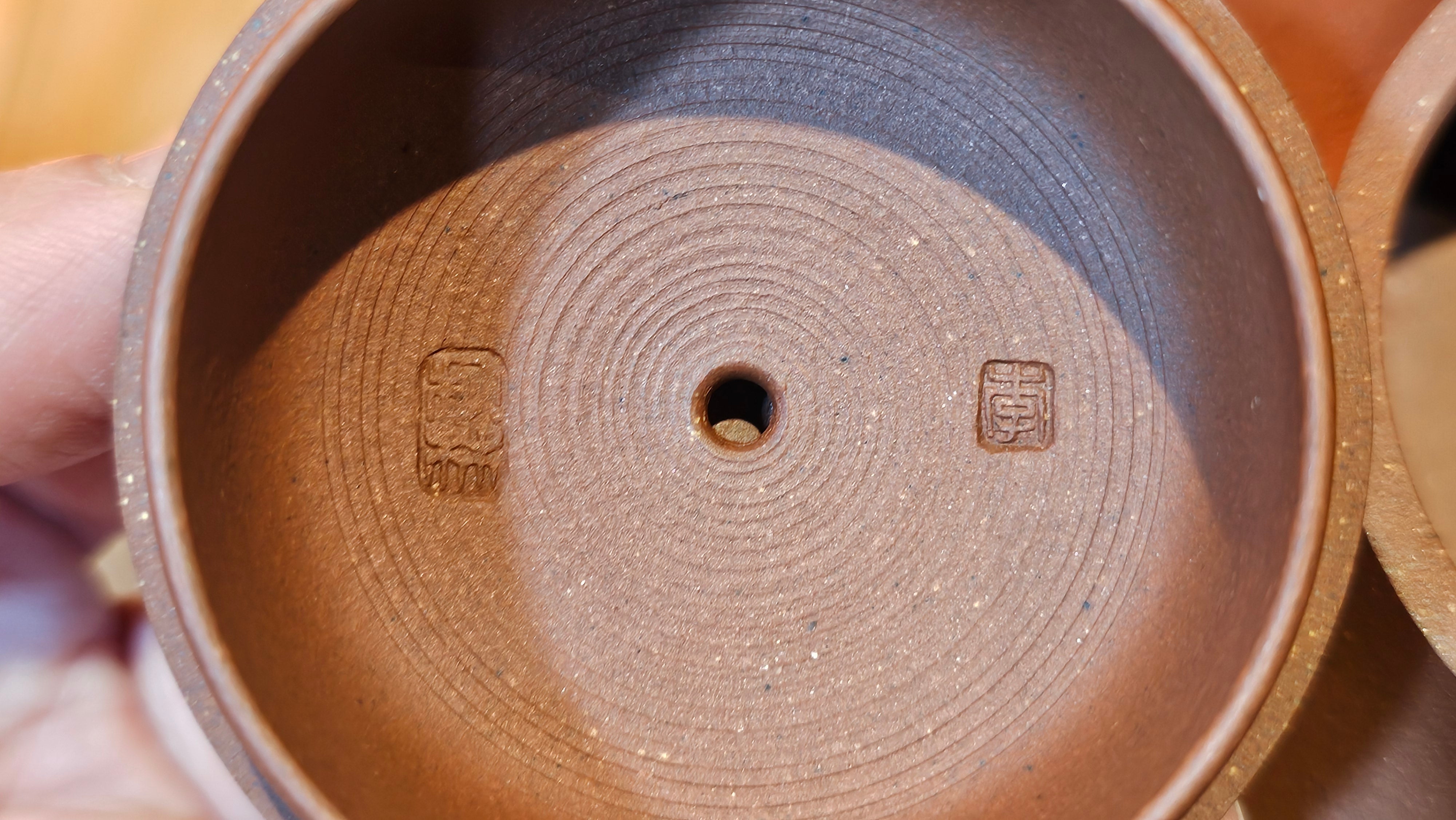 Jian Piao 见瓢, 186.6ml, Di Cao Qing Zi Ni 底槽青紫泥, by our Craftsman Li Qiu Lin 李秋林 ~!Congratulations to Mr A.A., 0617hrs!5th Oct 2025, Port Franks! Canada🇨🇦!