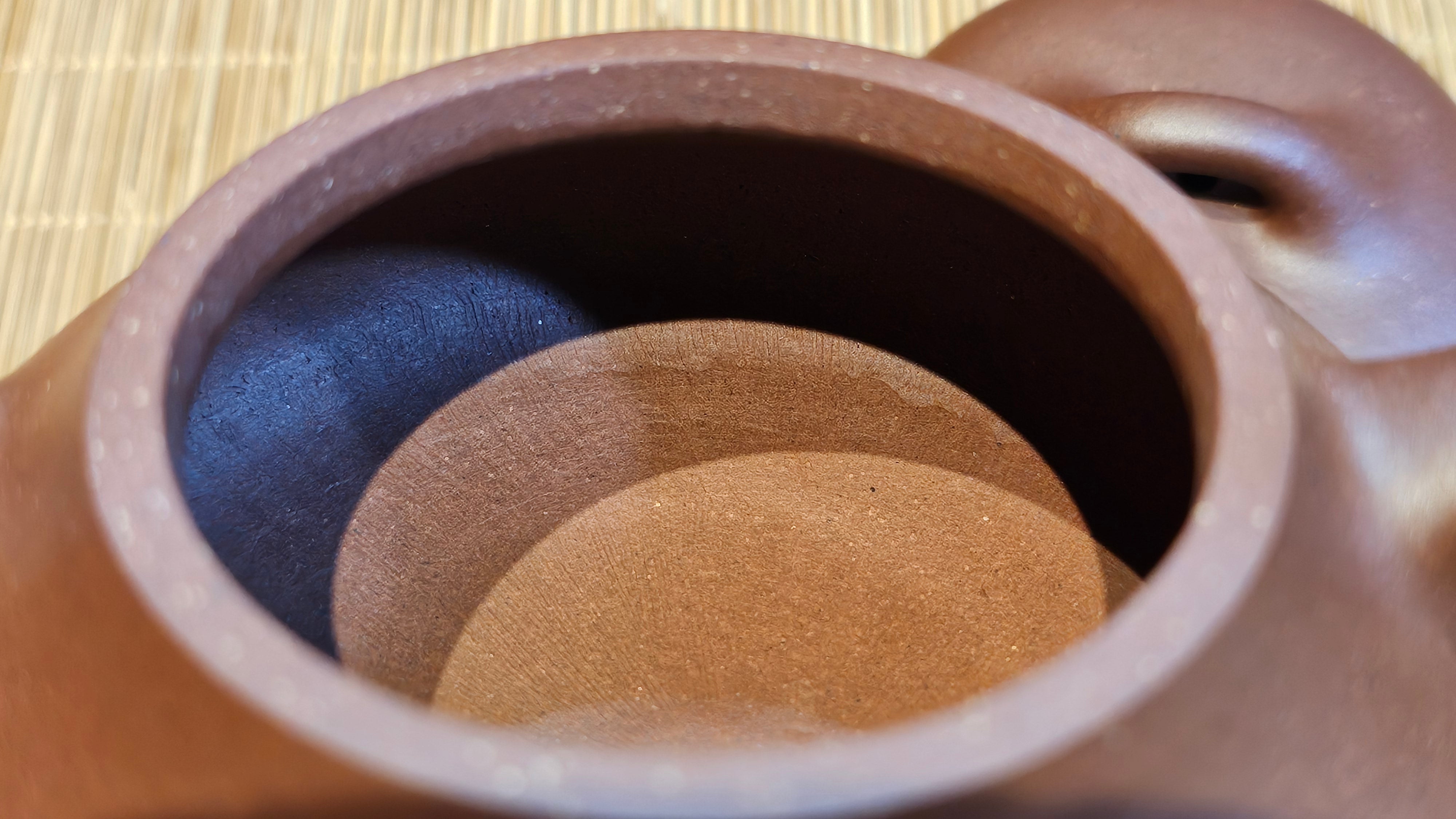 Jian Piao 见瓢, 186.6ml, Di Cao Qing Zi Ni 底槽青紫泥, by our Craftsman Li Qiu Lin 李秋林 ~!Congratulations to Mr A.A., 0617hrs!5th Oct 2025, Port Franks! Canada🇨🇦!