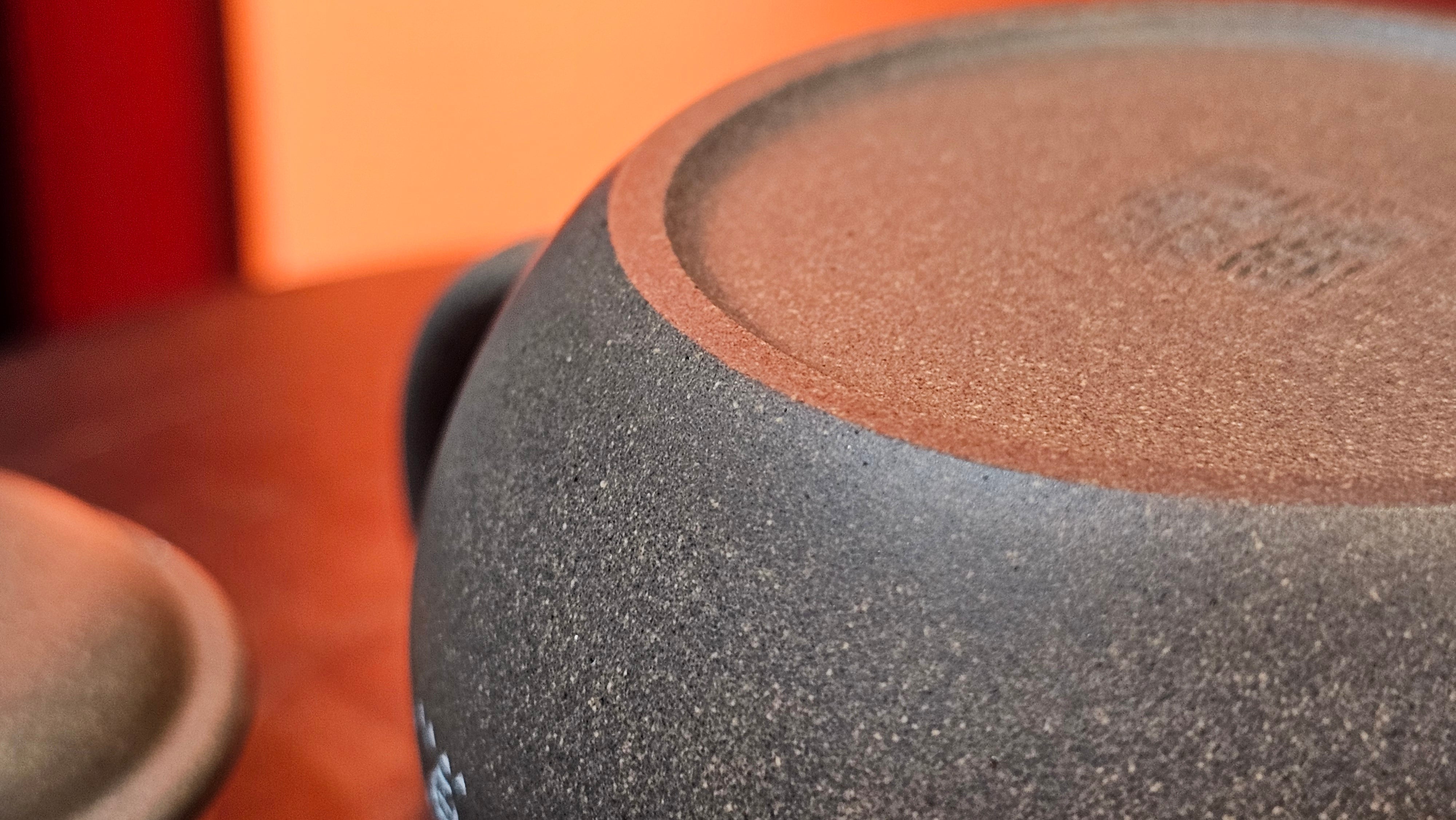 Wu Nian Hu《无念壶》, 162.8ml, Qing Hui Duan 青灰段泥, by our Craftsman Zhang Huan 张欢, Engraving by Craftsman Nan Shan Lao Ren 南山老人 ~ Congratulations!to Ms M.L., 0853hrs 6th August 2025, Phoenix, AZ!