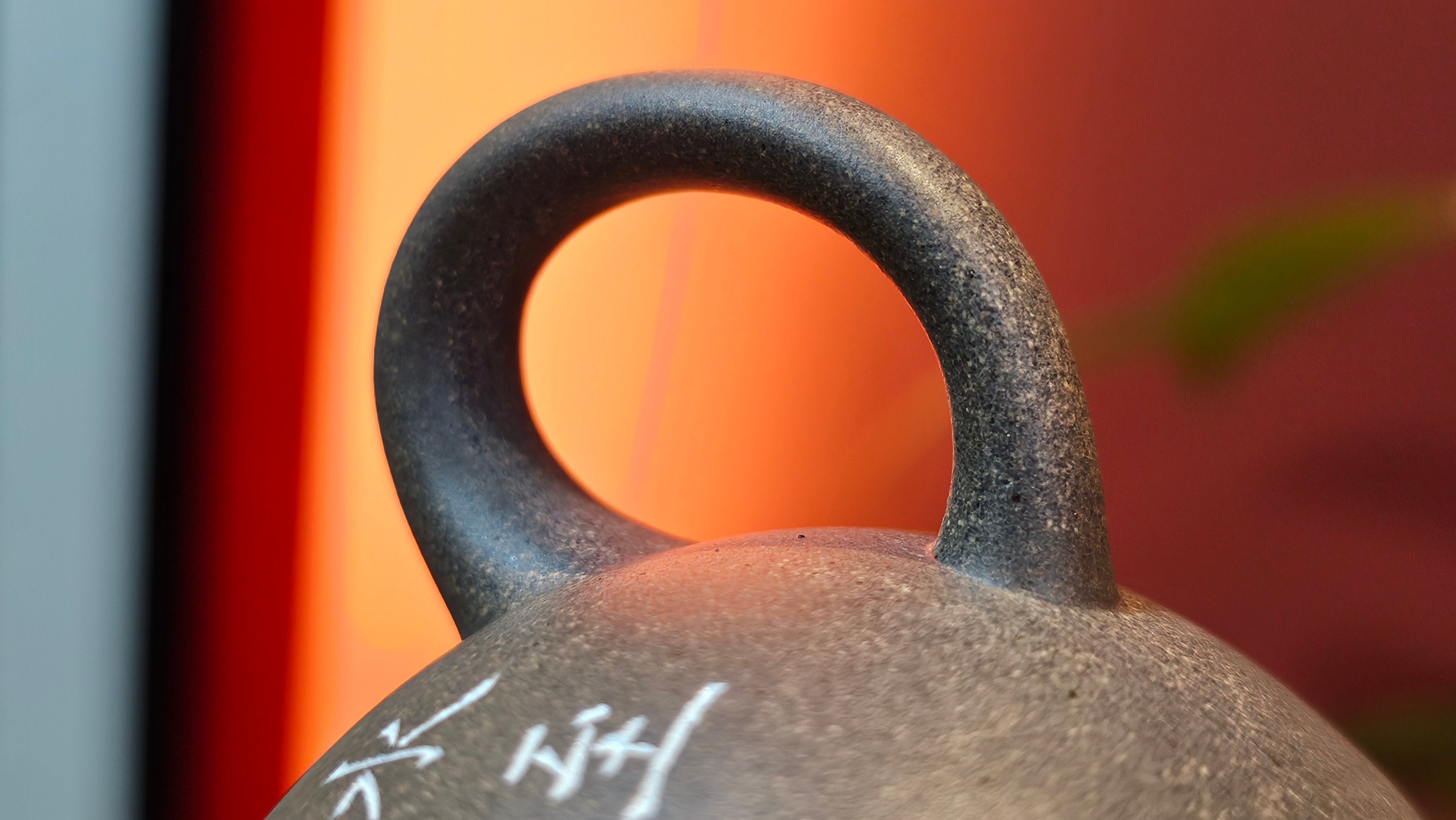 Wu Nian Hu《无念壶》, 162.8ml, Qing Hui Duan 青灰段泥, by our Craftsman Zhang Huan 张欢, Engraving by Craftsman Nan Shan Lao Ren 南山老人 ~ Congratulations!to Ms M.L., 0853hrs 6th August 2025, Phoenix, AZ!