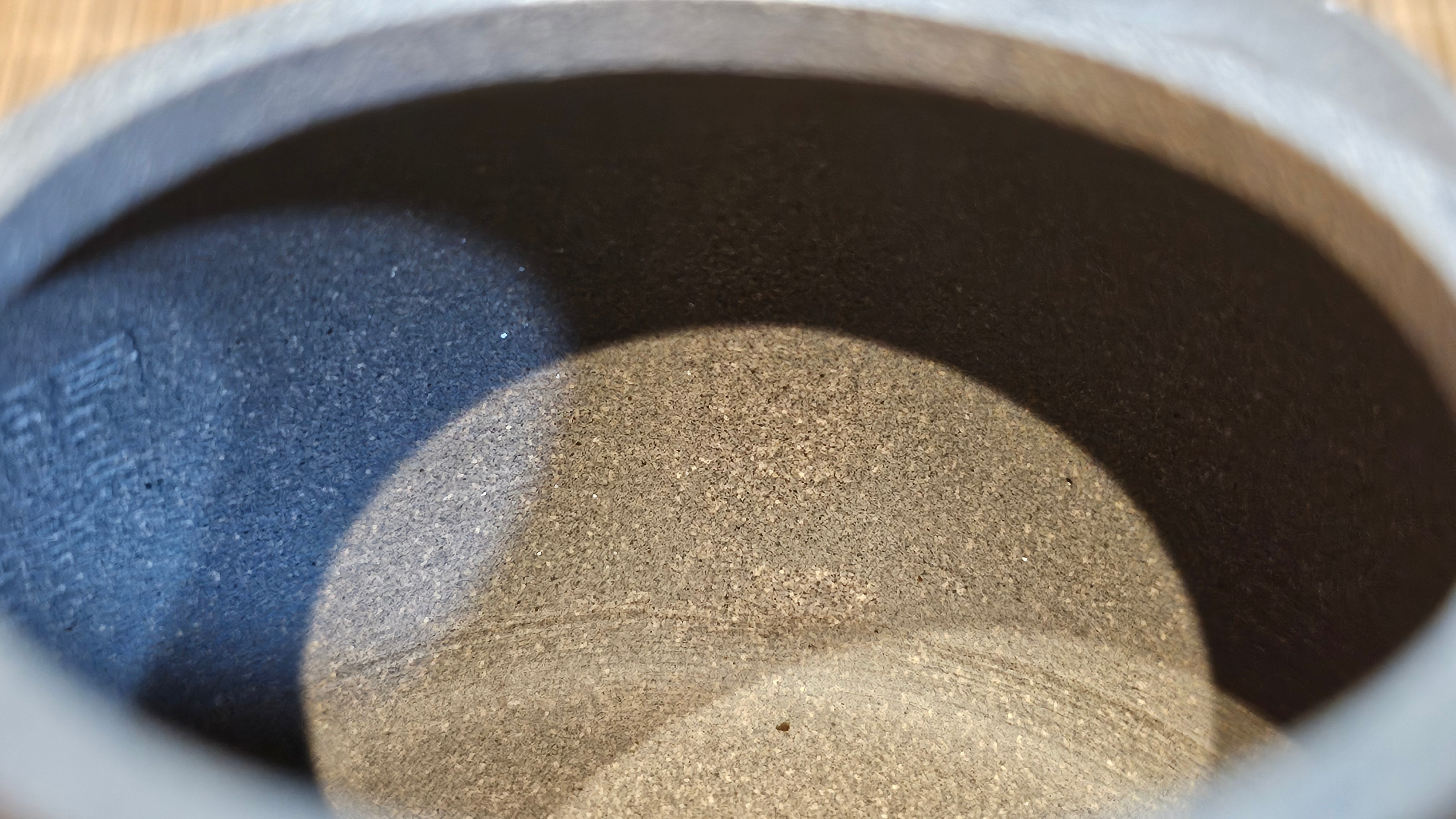 Wu Nian Hu《无念壶》, 162.8ml, Qing Hui Duan 青灰段泥, by our Craftsman Zhang Huan 张欢, Engraving by Craftsman Nan Shan Lao Ren 南山老人 ~ Congratulations!to Ms M.L., 0853hrs 6th August 2025, Phoenix, AZ!