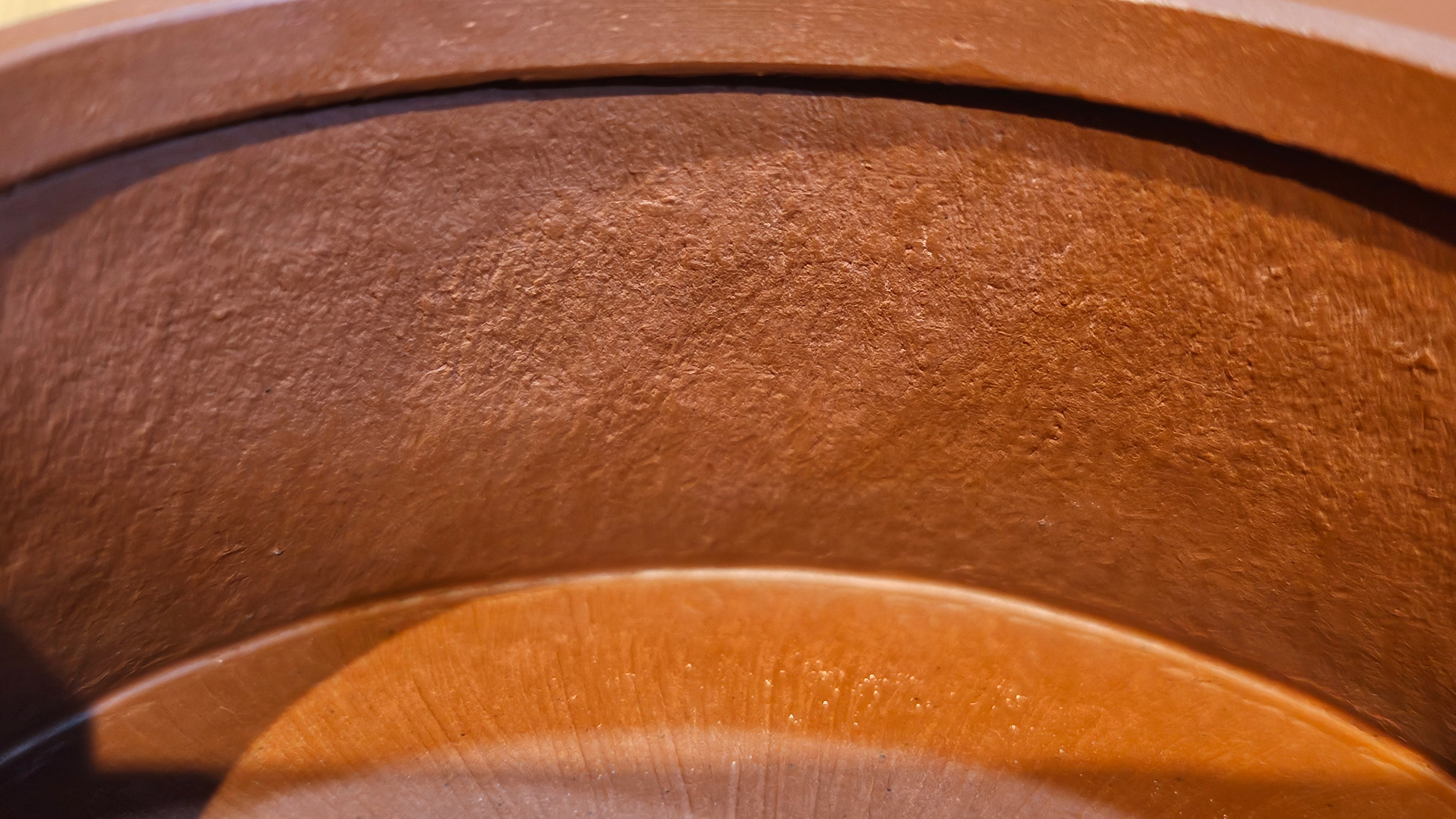 Yun Zhu 云柱 "Pillar of the Heavens", 140.6ml, Xiao Mei Yao Zhu Ni 小煤窑朱泥, by our Collaborative Craftsman Wang Hui 王慧 ~ "梅开五福" and Plum Blossoms Engraving by Craftsman Yi De Shu 一德书 ~ Congratulations to Mr M.S.! 1646hrs 6th August 2025, Southbury, CT!