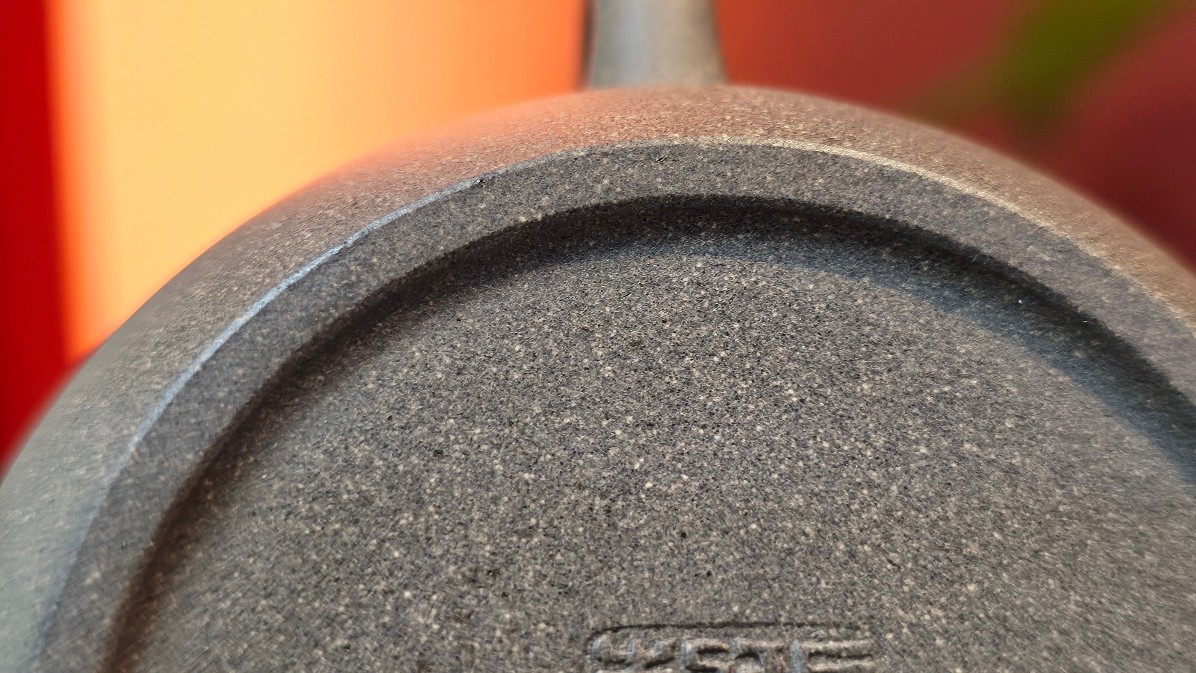 Wu Nian Hu《无念壶》, 161.6ml, Qing Hui Duan 青灰段泥, by our Craftsman Zhang Huan 张欢, Engraving by Craftsman Nan Shan Lao Ren 南山老人 ~ !Congratulations to Mr J.G.! 1041hrs 8th August 2025, Sydney, Australia🇦🇺.