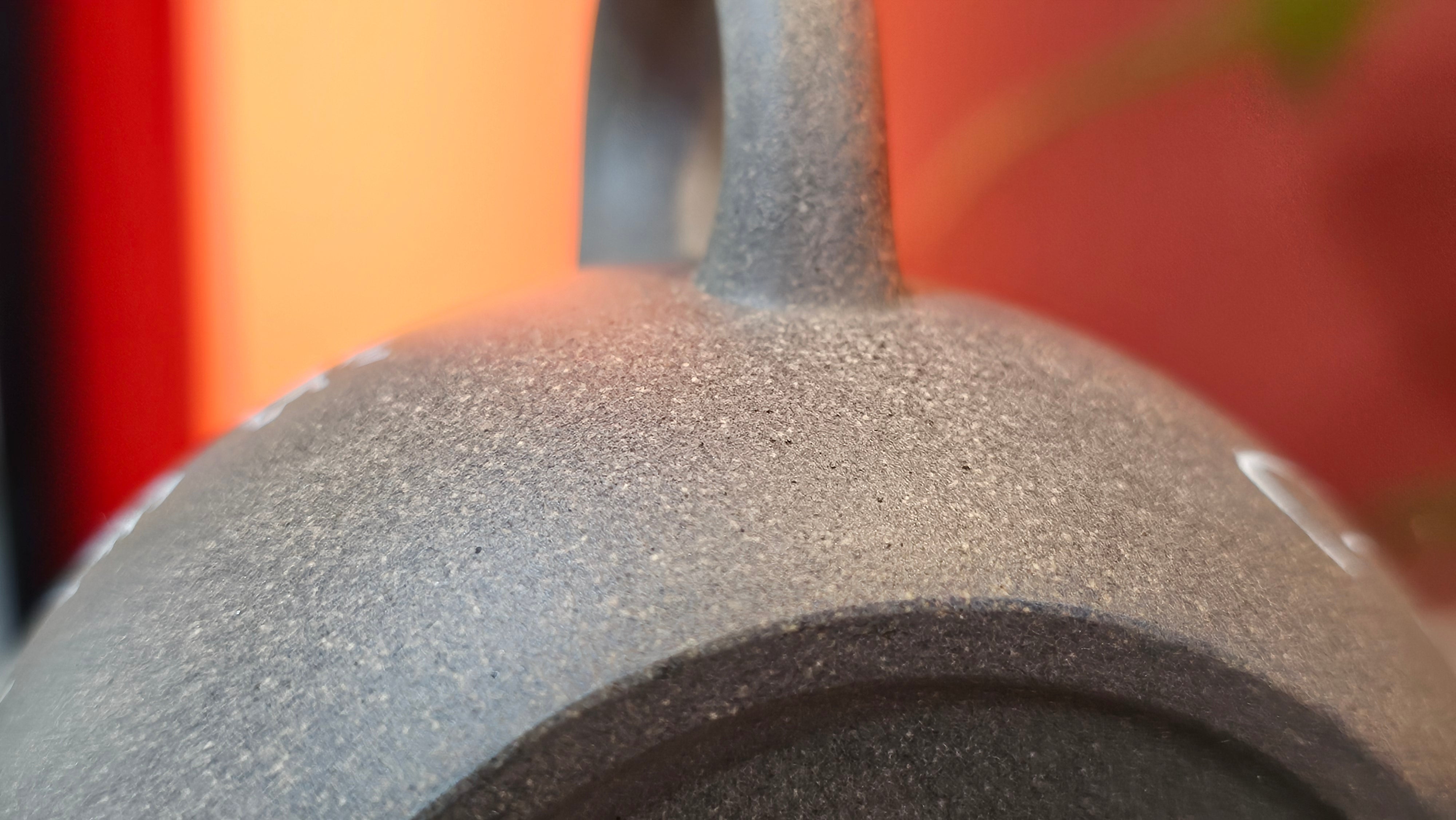 Wu Nian Hu《无念壶》, 161.6ml, Qing Hui Duan 青灰段泥, by our Craftsman Zhang Huan 张欢, Engraving by Craftsman Nan Shan Lao Ren 南山老人 ~ !Congratulations to Mr J.G.! 1041hrs 8th August 2025, Sydney, Australia🇦🇺.